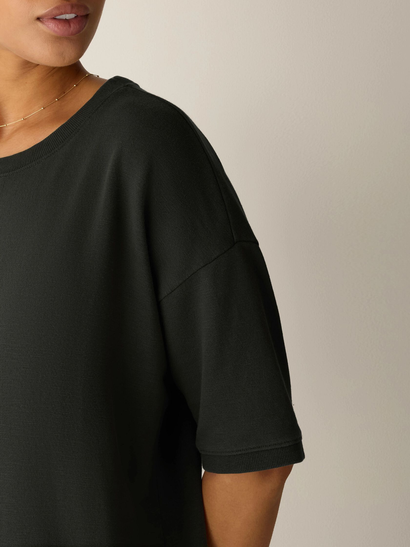 (Pre-Order) Eileen Fisher Crew Neck Elbow Sleeve Dress