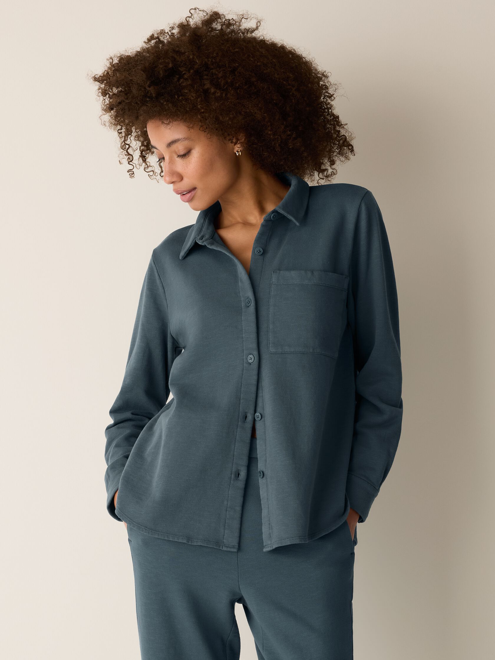 Eileen Fisher Classic Collar Shirt