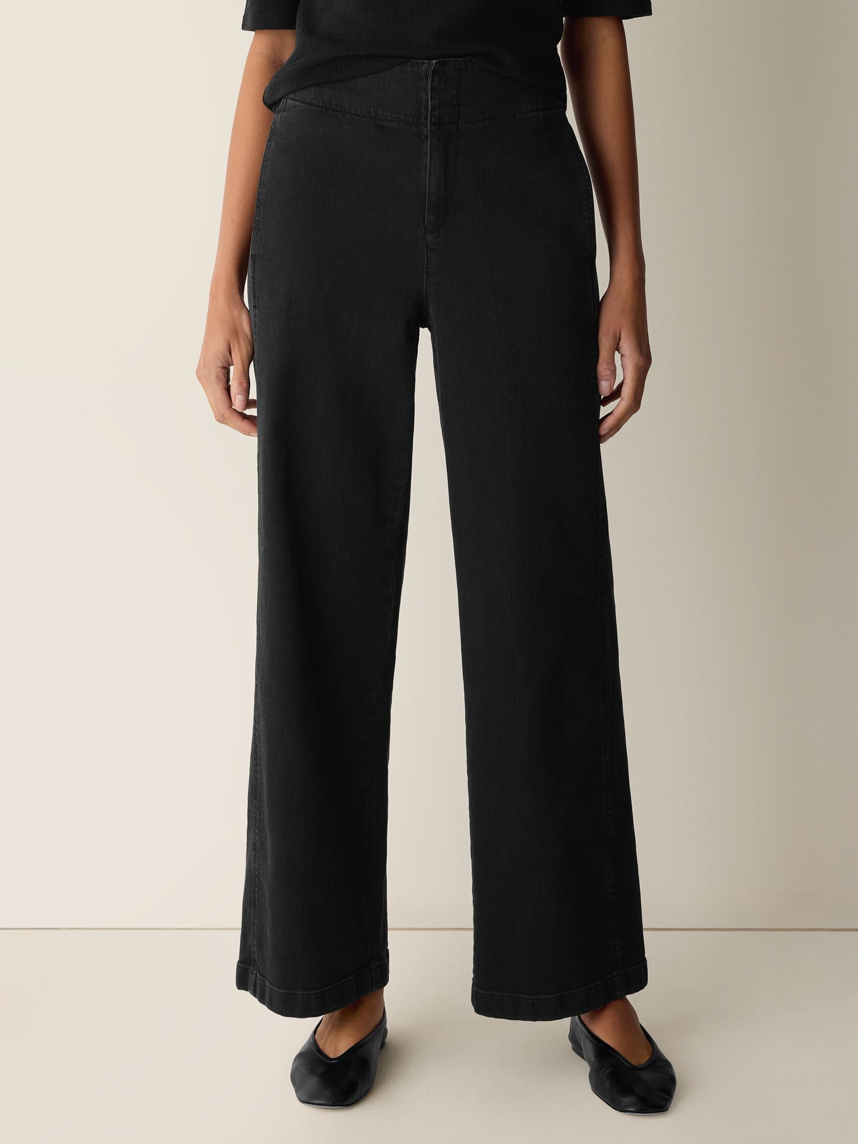 (Pre-Order) Eileen Fisher Full Length Wide Pant