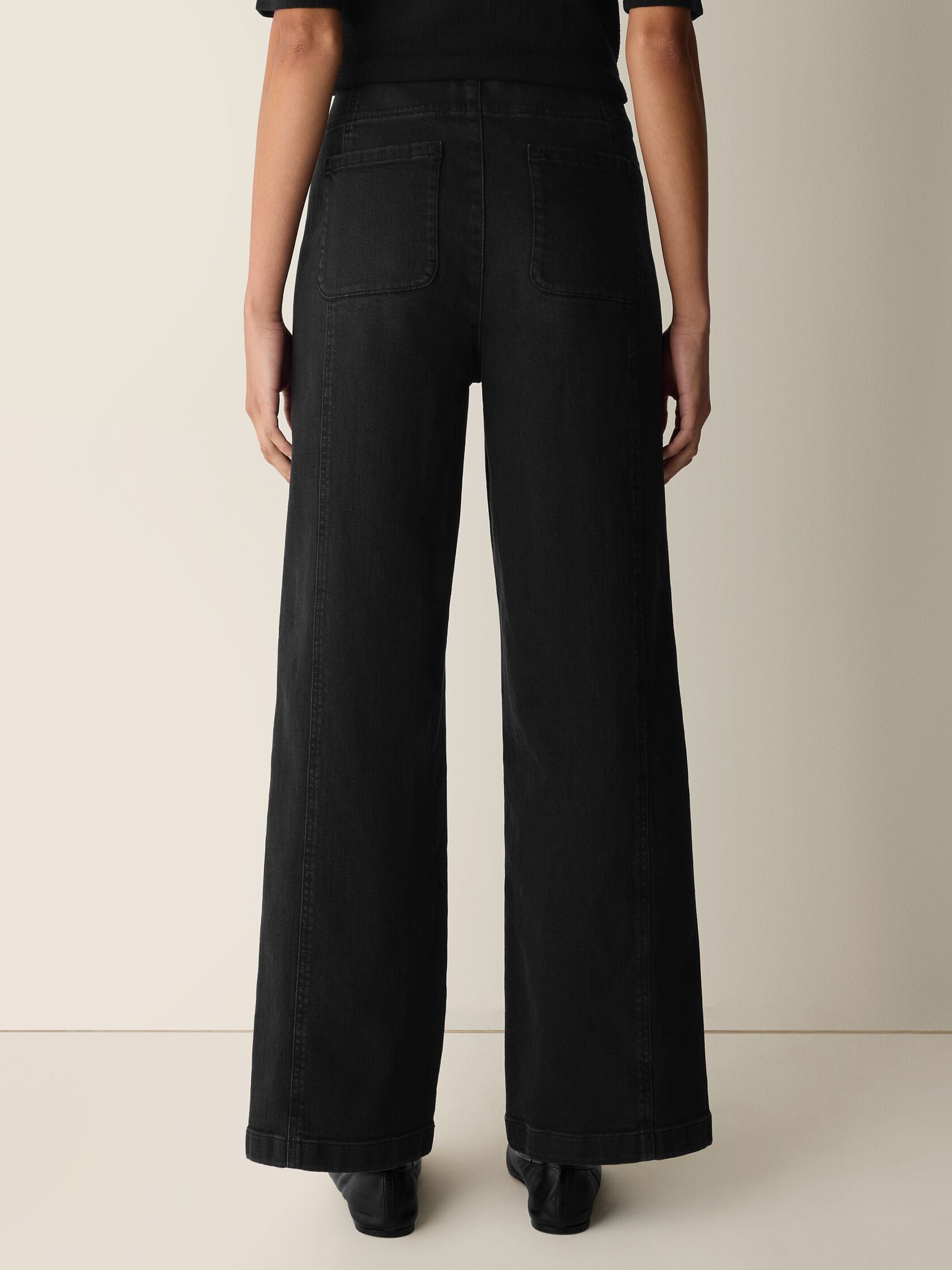 (Pre-Order) Eileen Fisher Full Length Wide Pant