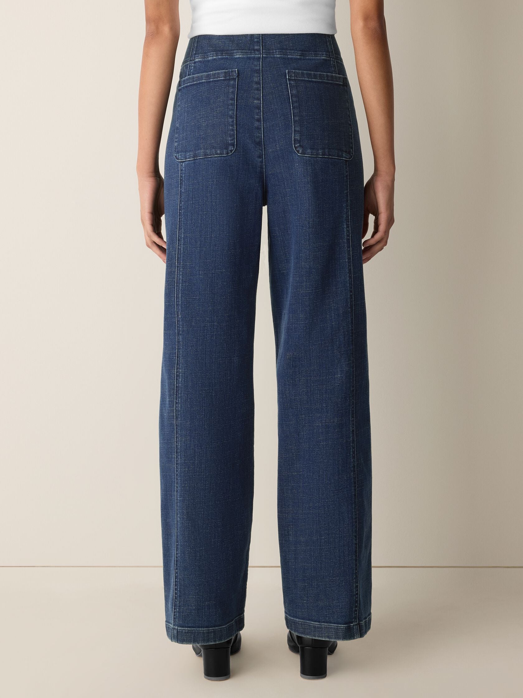 (Pre-Order) Eileen Fisher Full Length Wide Pant