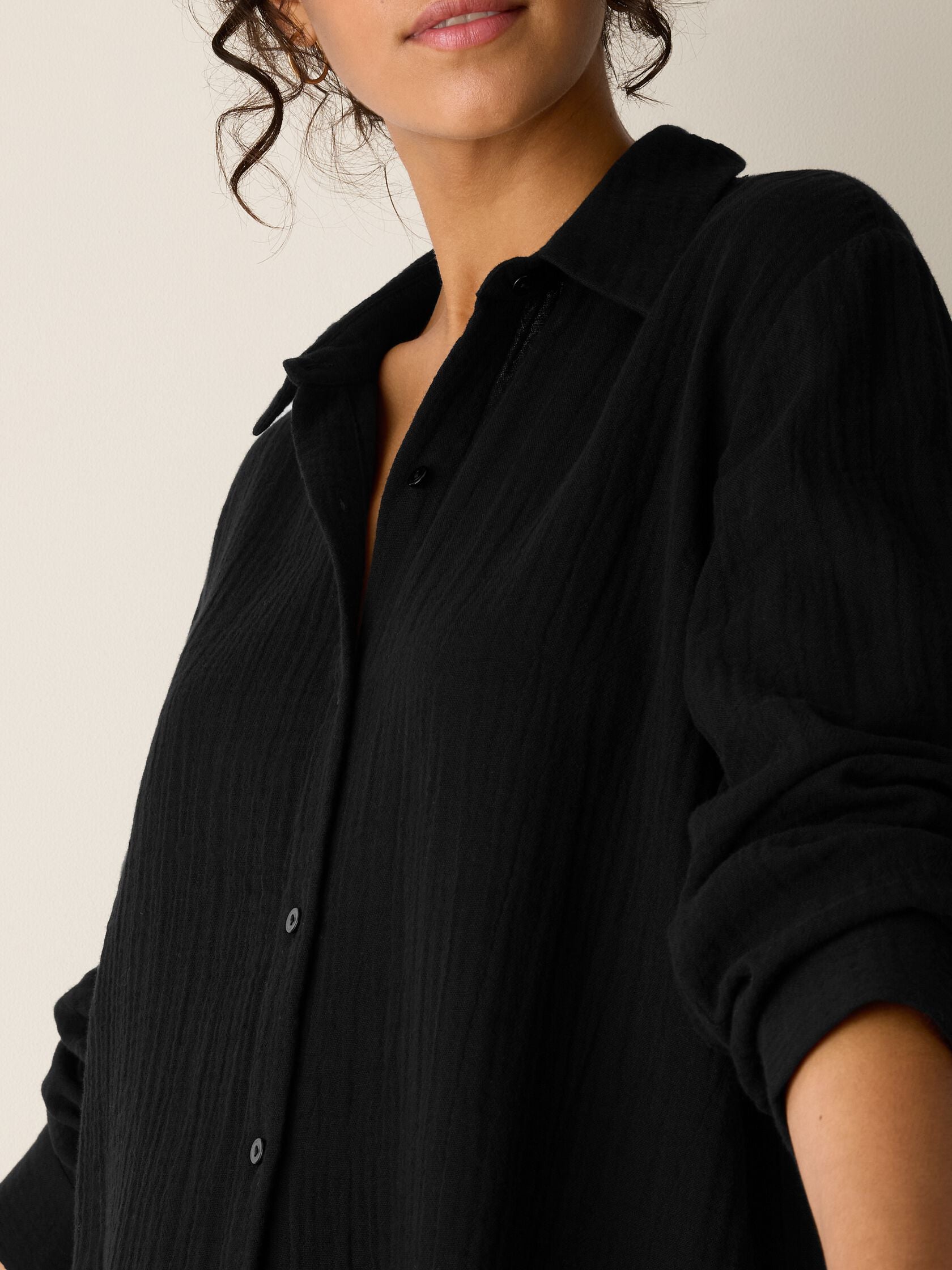 Eileen Fisher Classic Collar Easy Shirt