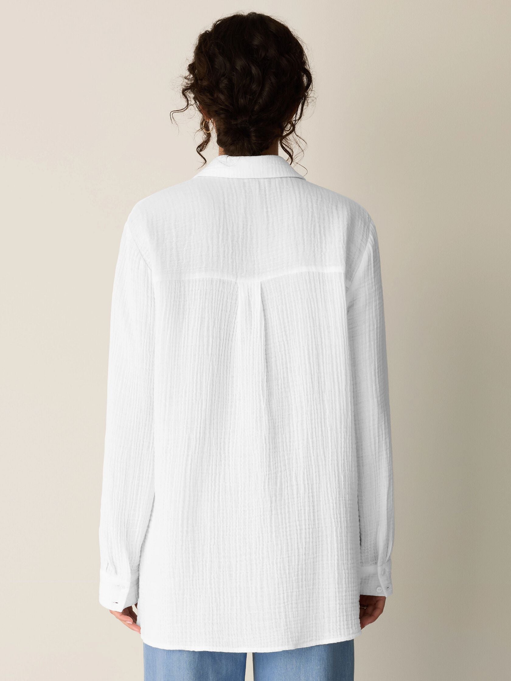 Eileen Fisher Classic Collar Easy Shirt