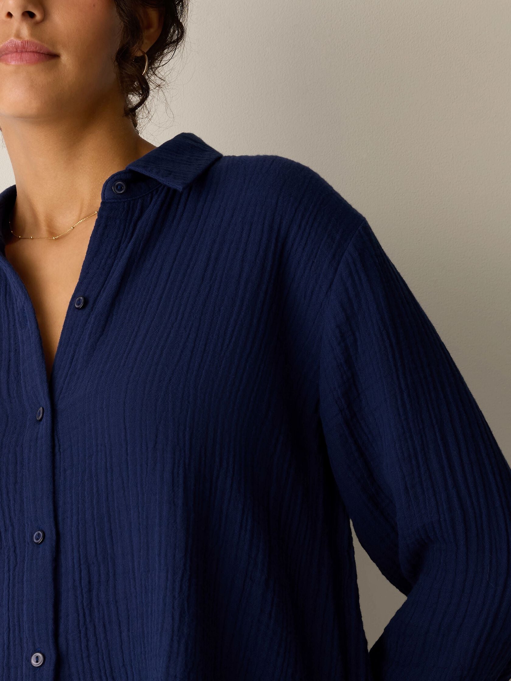 Eileen Fisher Classic Collar Easy Shirt