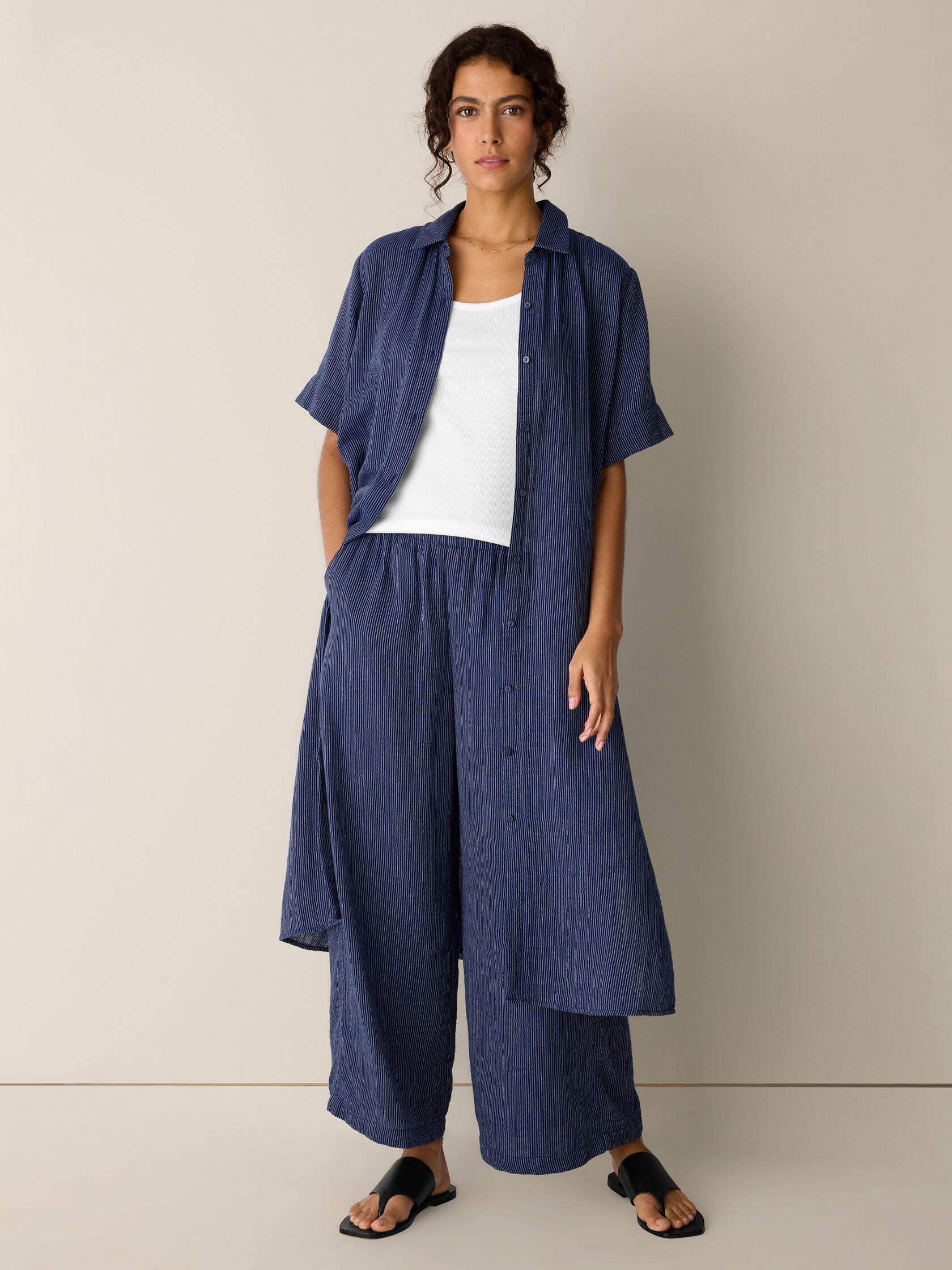 Eileen Fisher Wide Ankle Pant