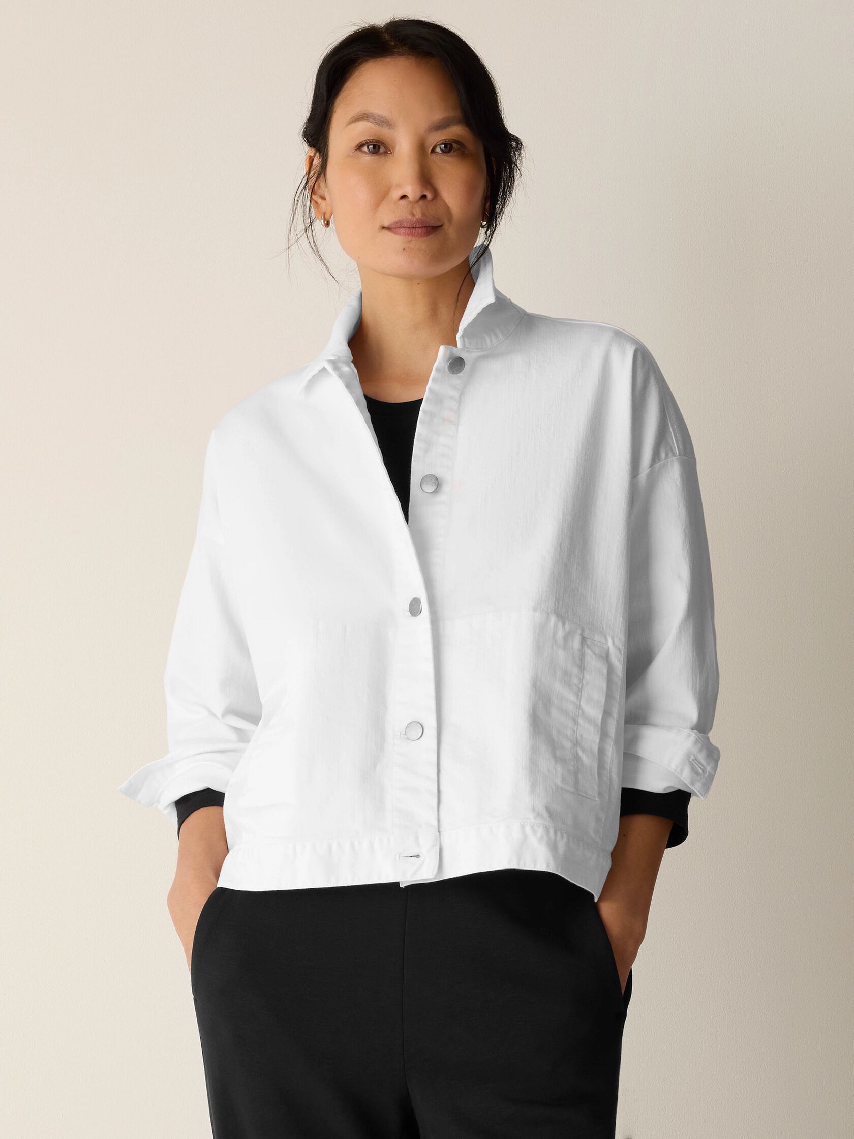 Eileen Fisher Classic Collar Jacket