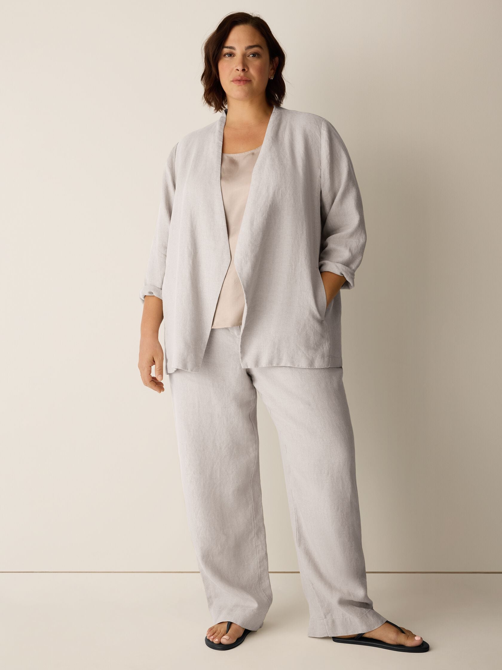 Eileen Fisher Straight Full Length Trouser