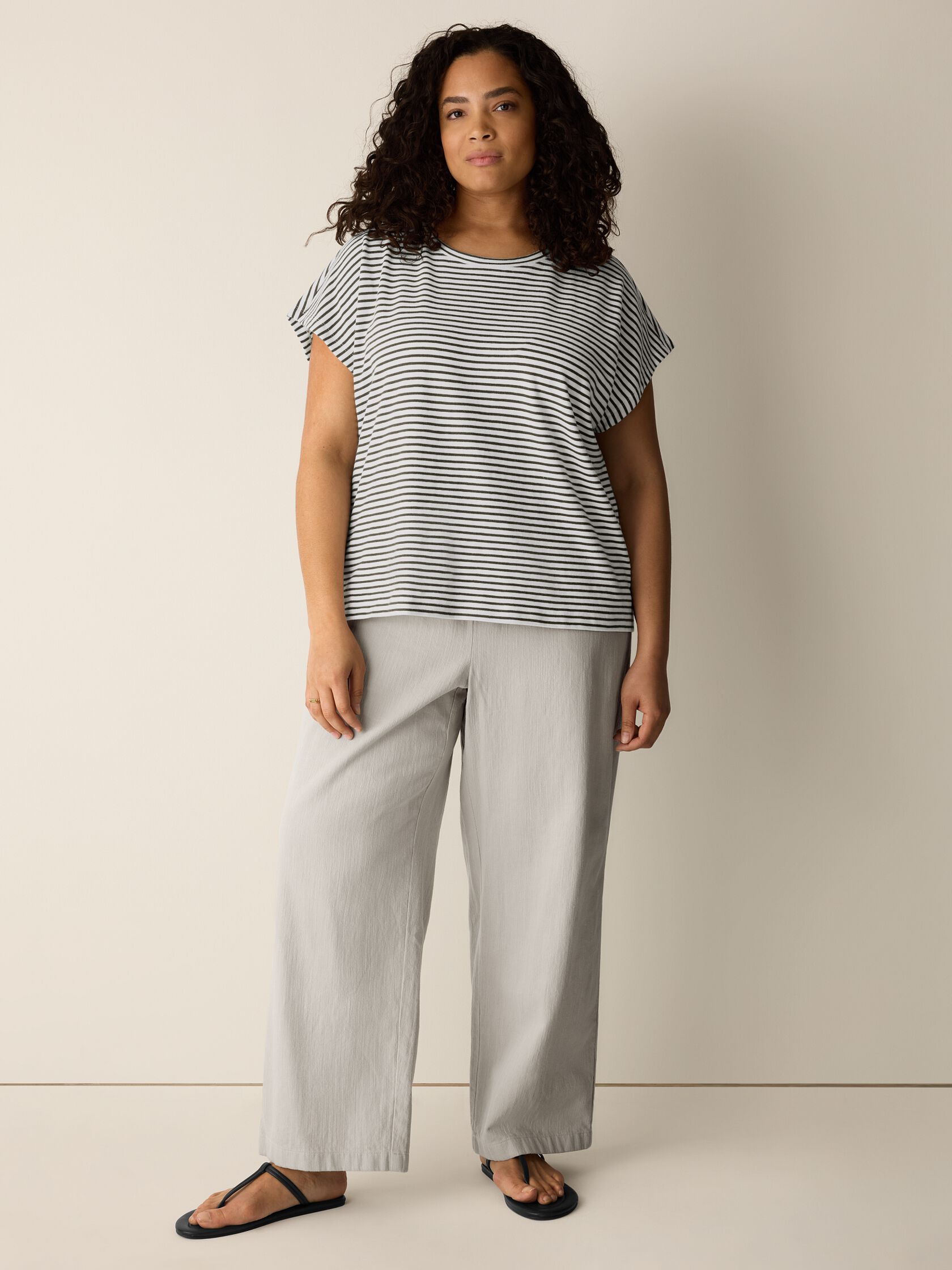 (Pre-Order) Eileen Fisher Crew Neck Top