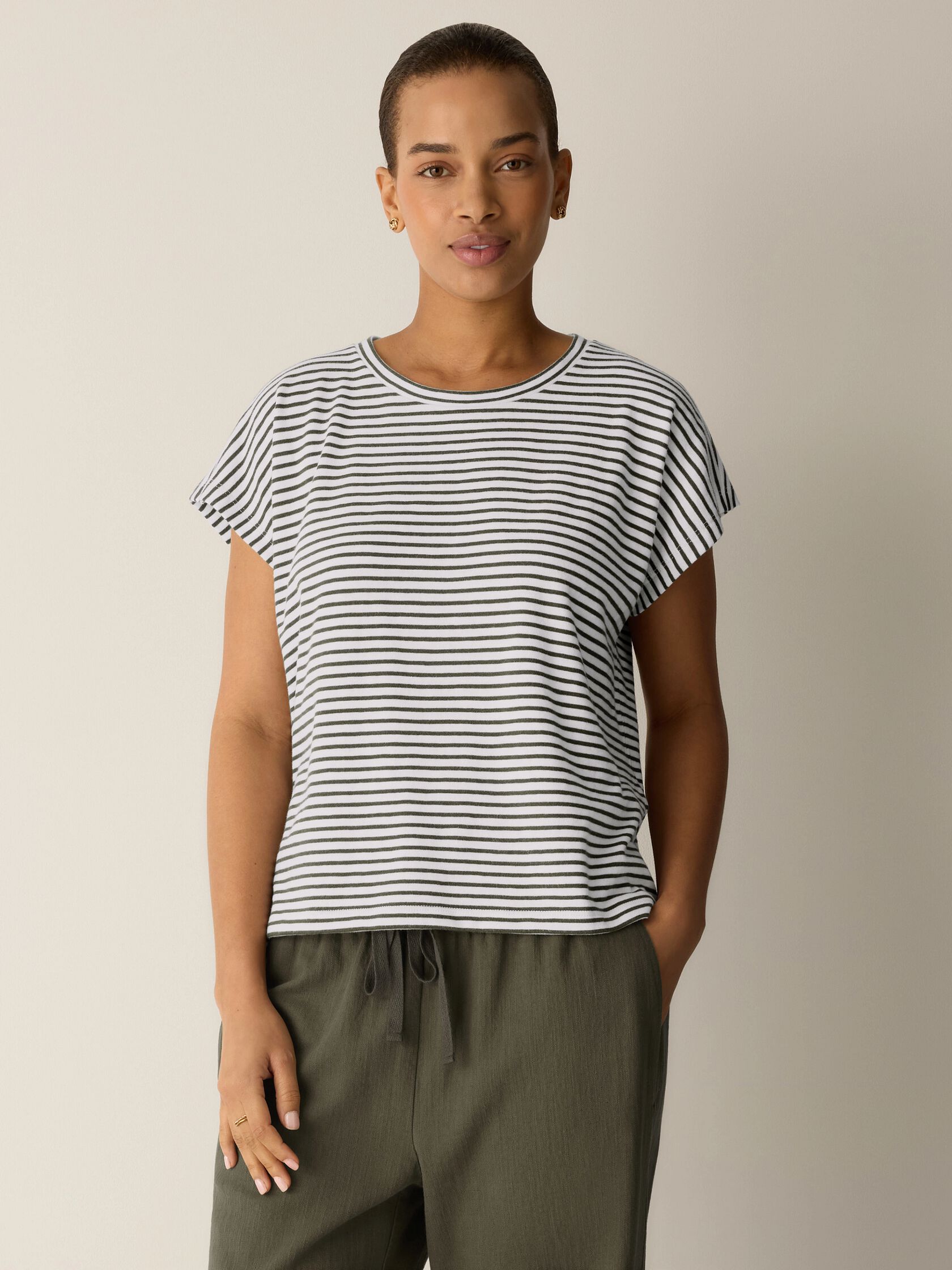 (Pre-Order) Eileen Fisher Crew Neck Top