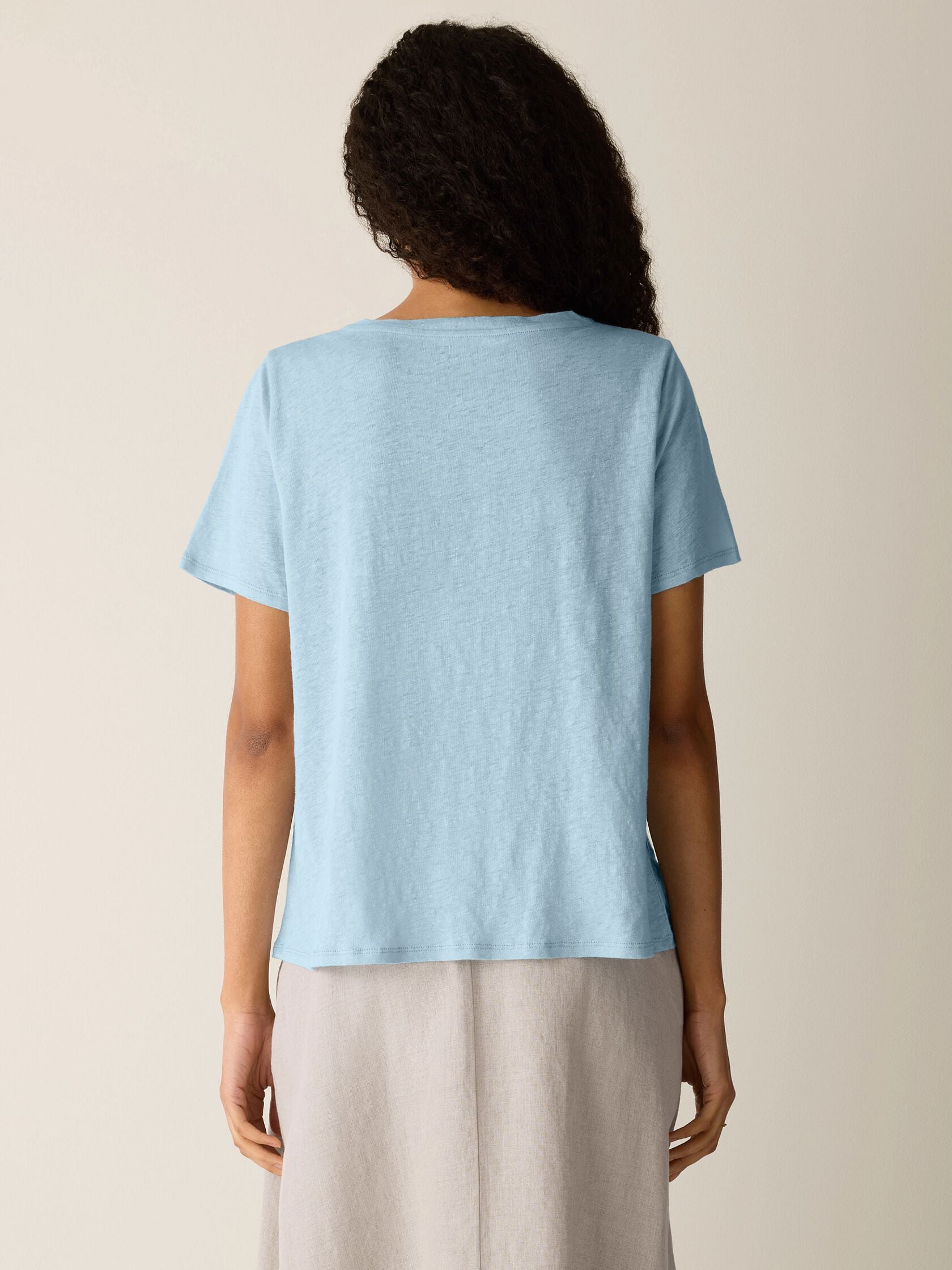Eileen Fisher Crew Neck Short Sleeve Tee