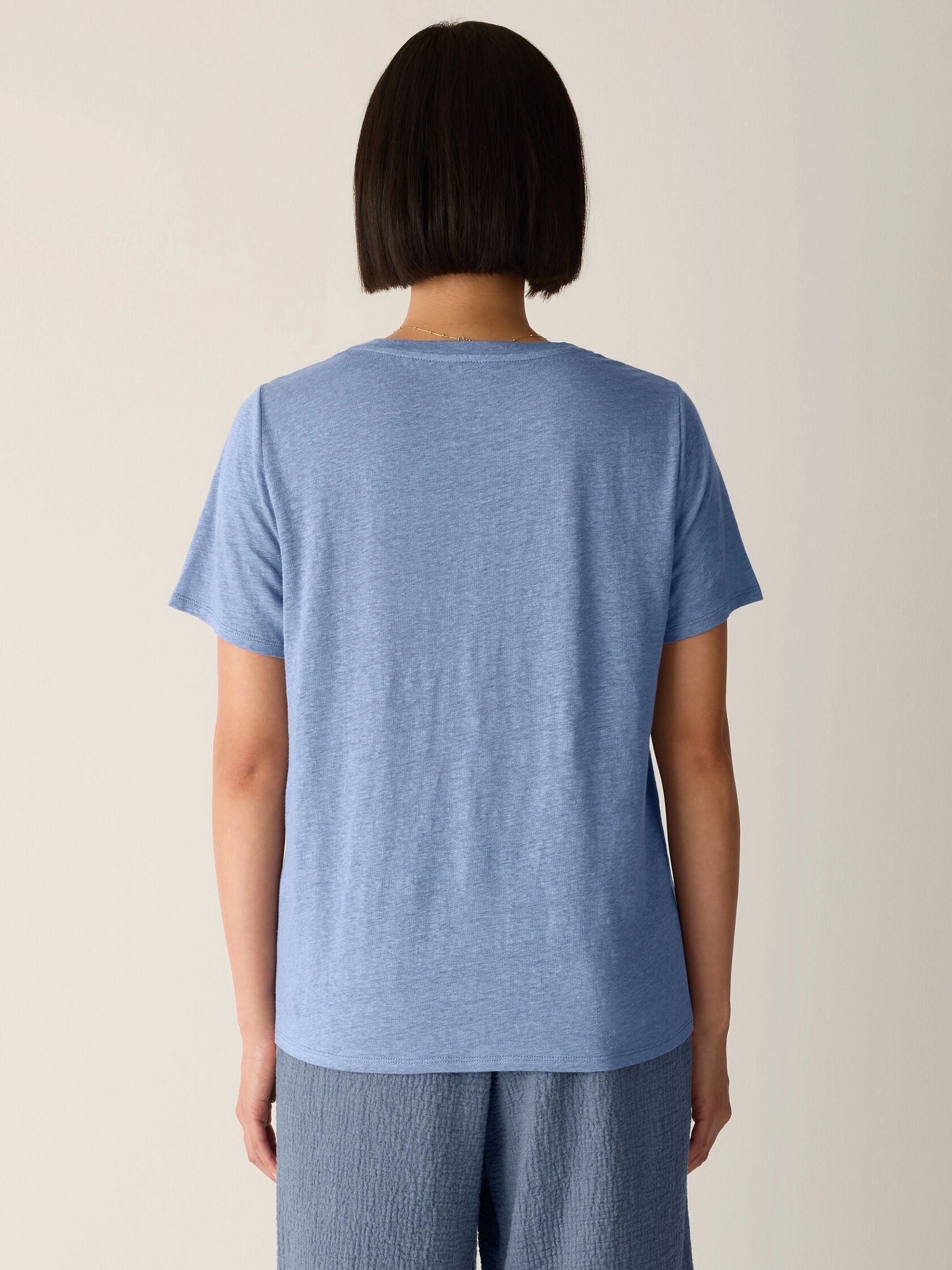 Eileen Fisher Crew Neck Short Sleeve Tee