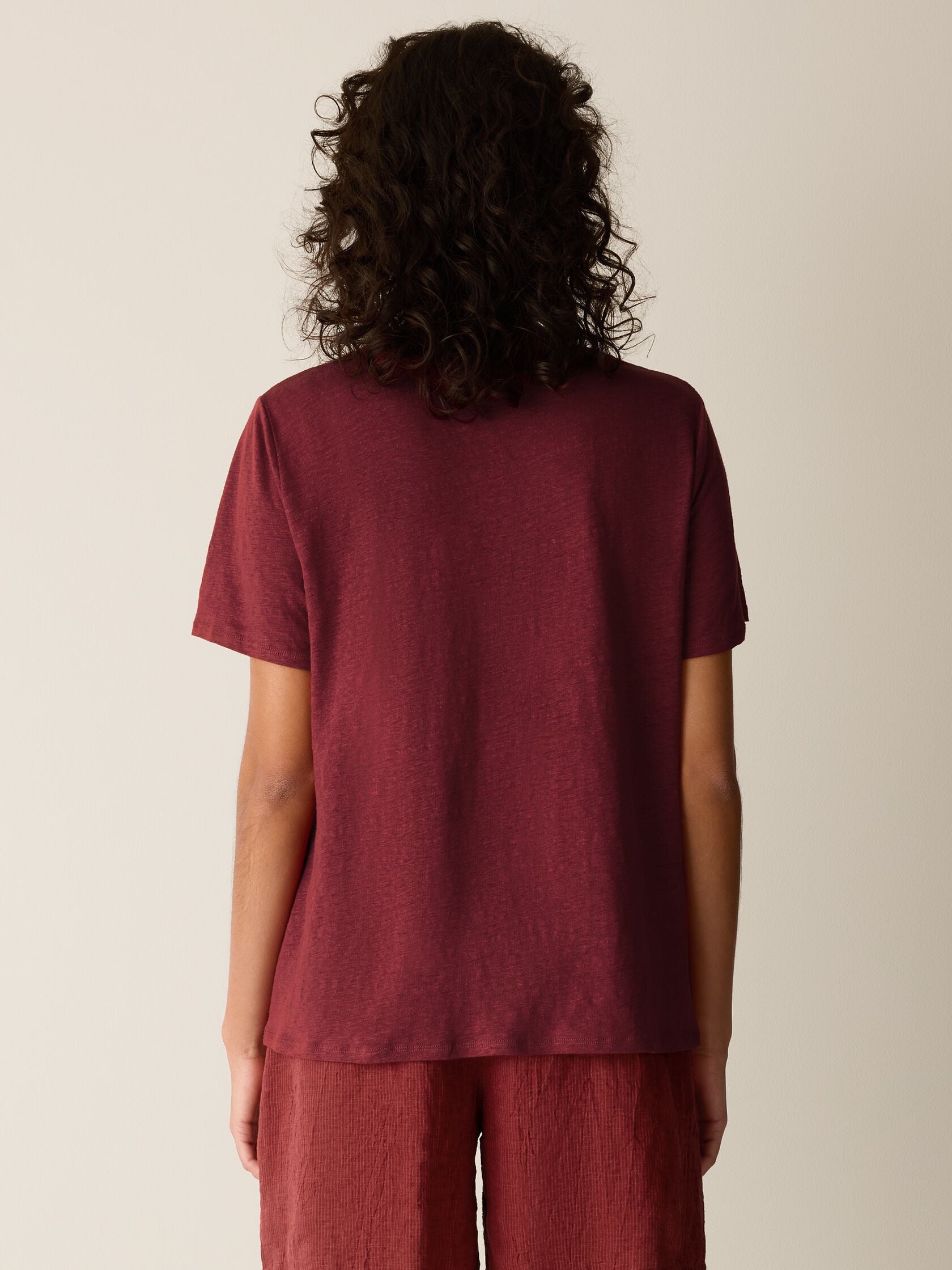 Eileen Fisher Crew Neck Short Sleeve Tee