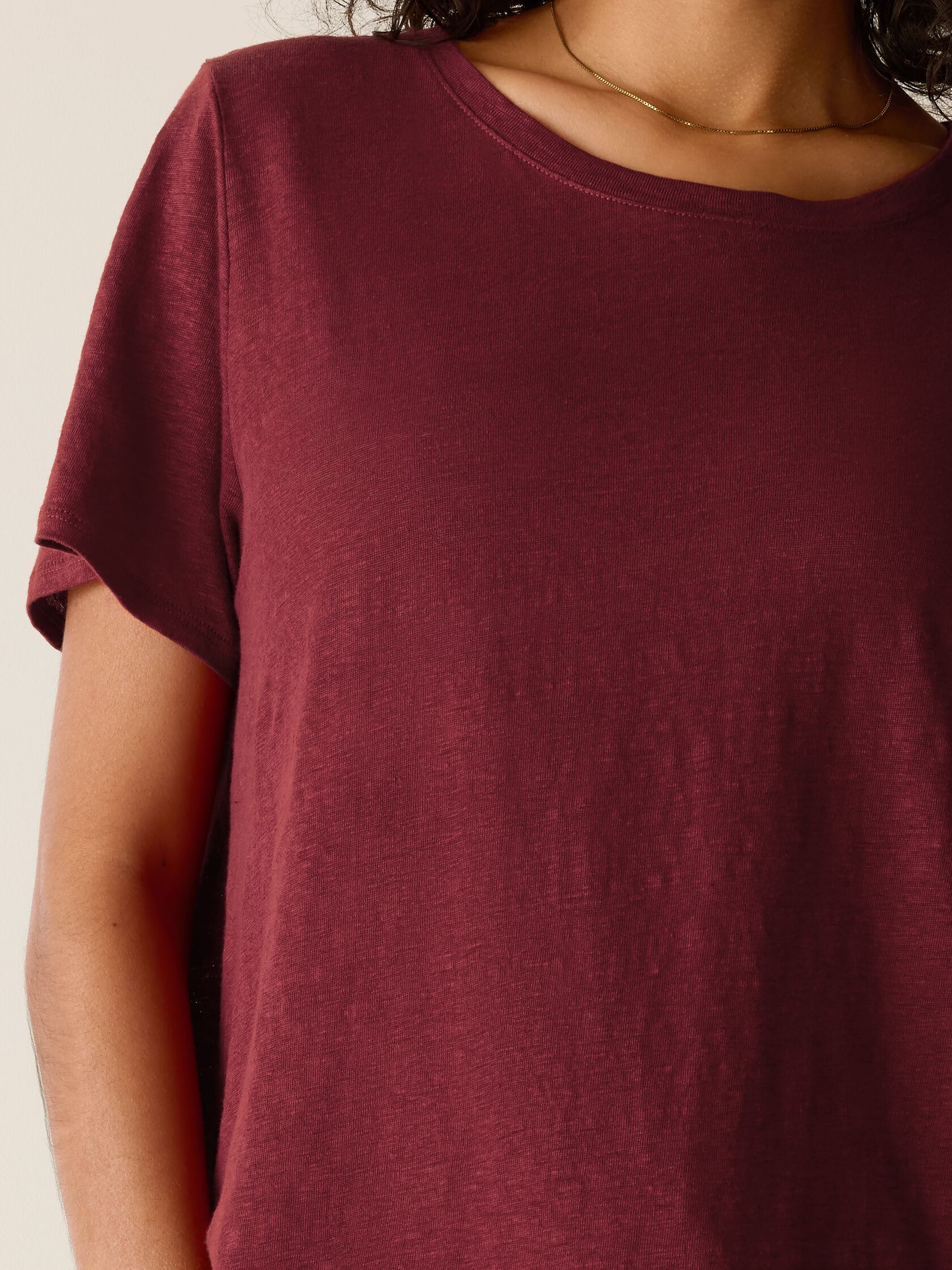 Eileen Fisher Crew Neck Short Sleeve Tee