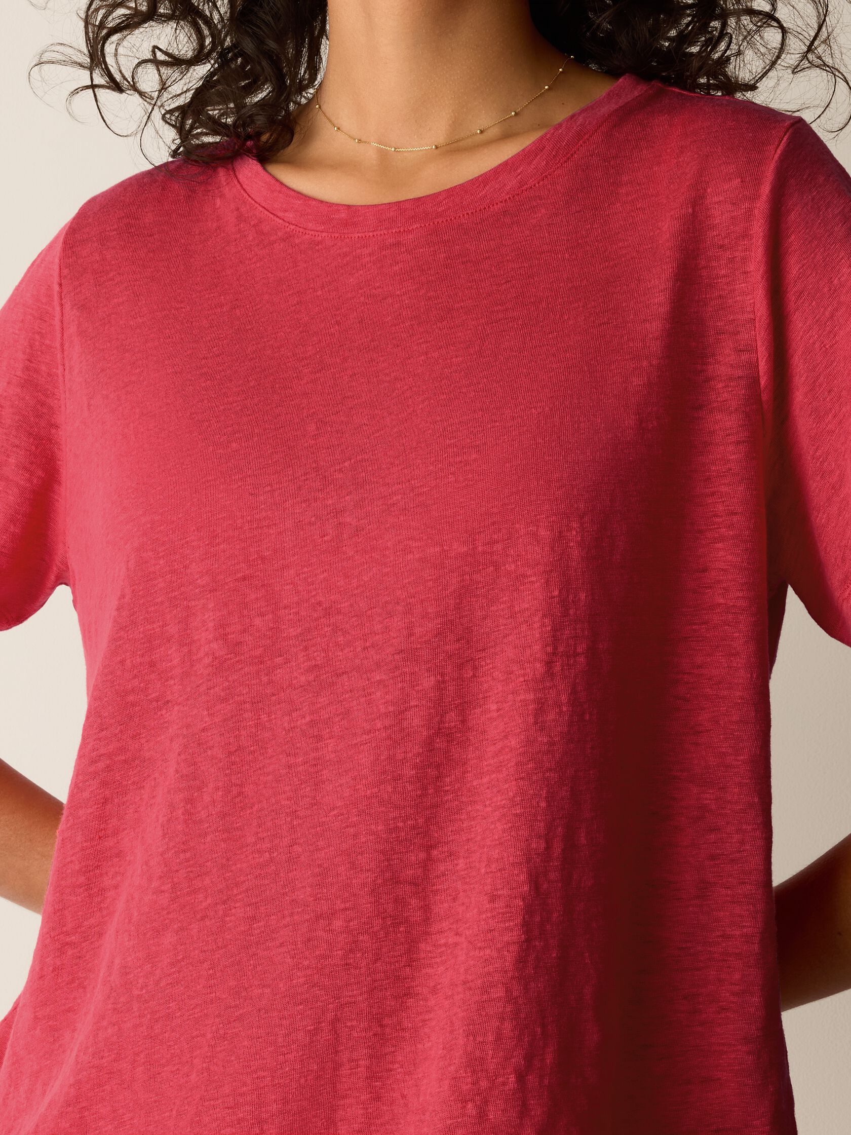 Eileen Fisher Crew Neck Short Sleeve Tee