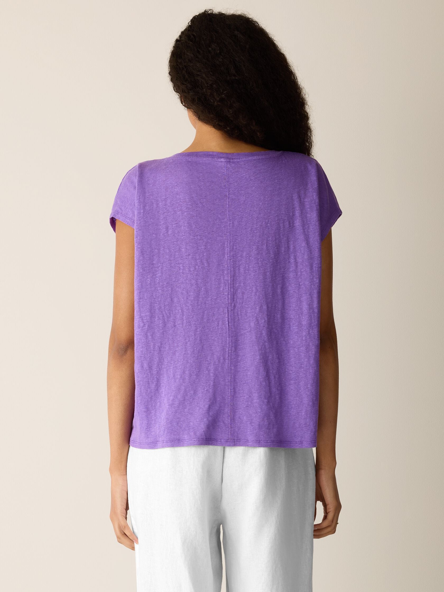 Eileen Fisher V-Neck Square Tee