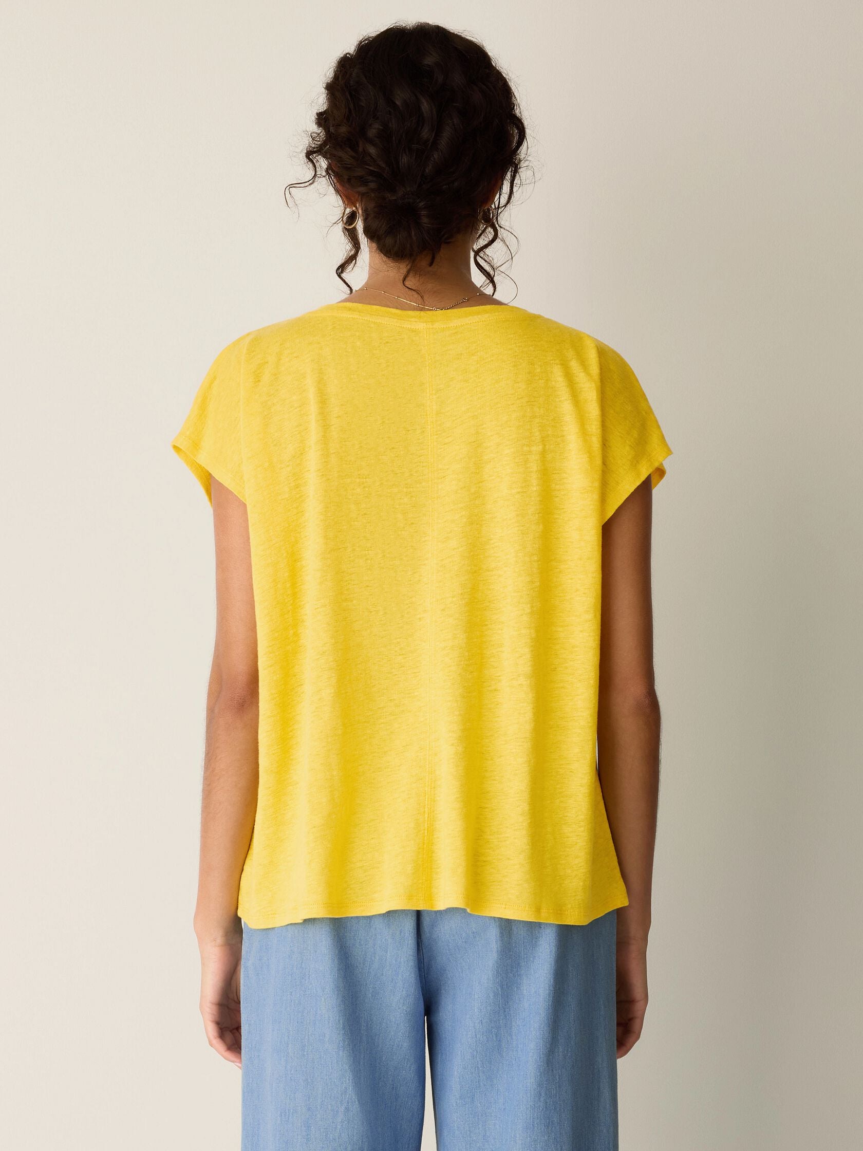Eileen Fisher V-Neck Square Tee