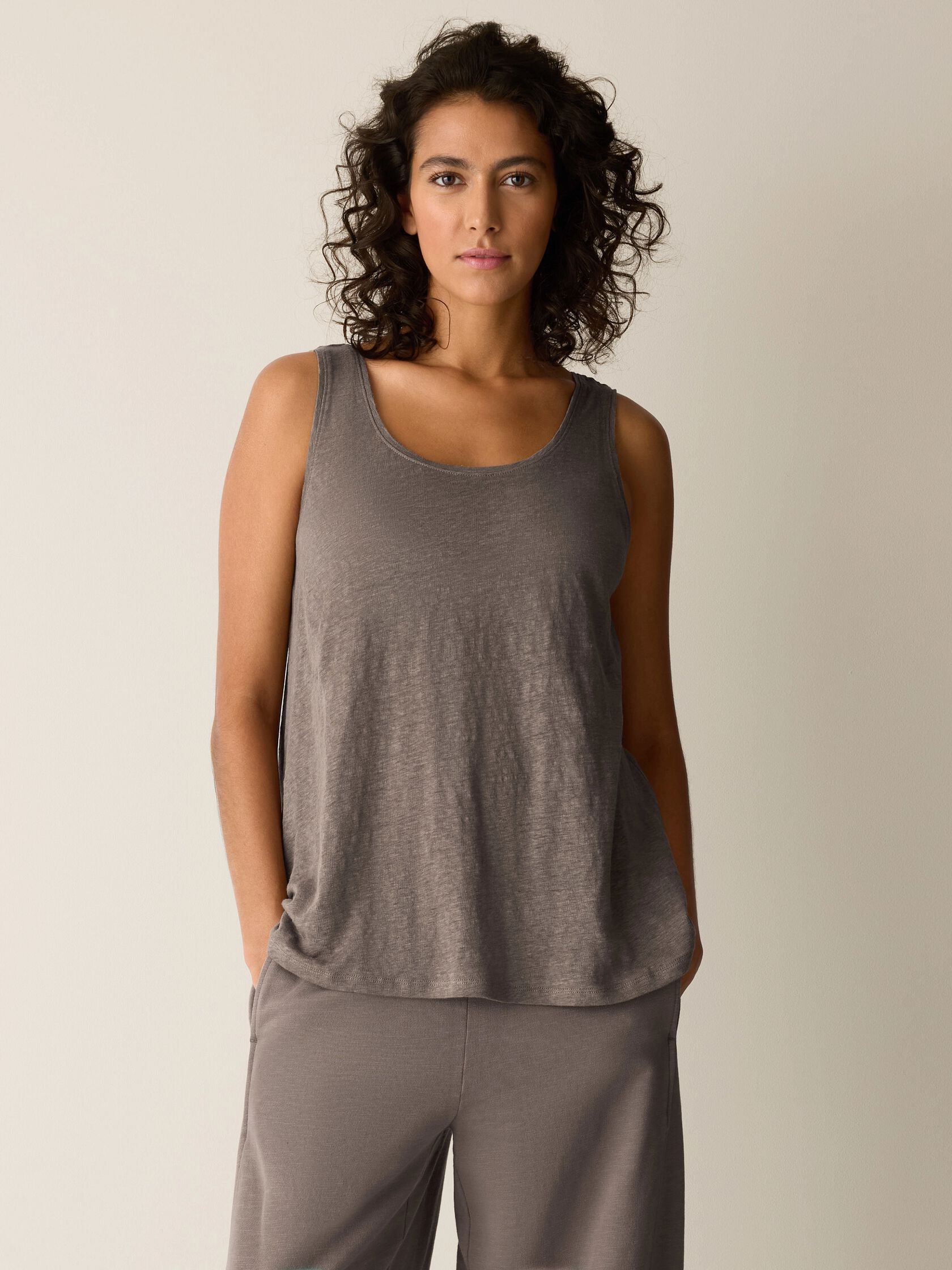 Eileen Fisher Scoop Neck Tank