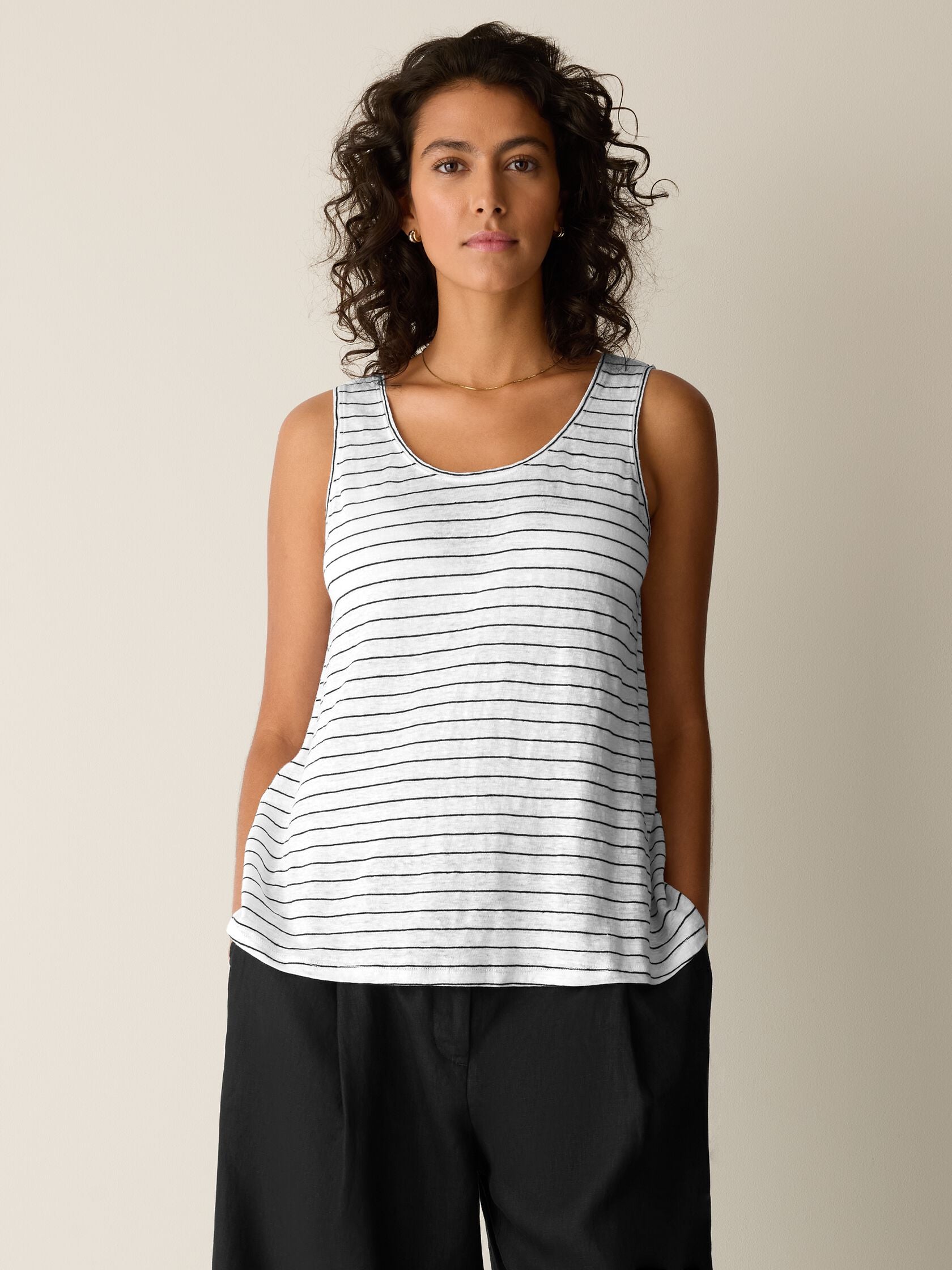 Eileen Fisher Scoop Neck Tank