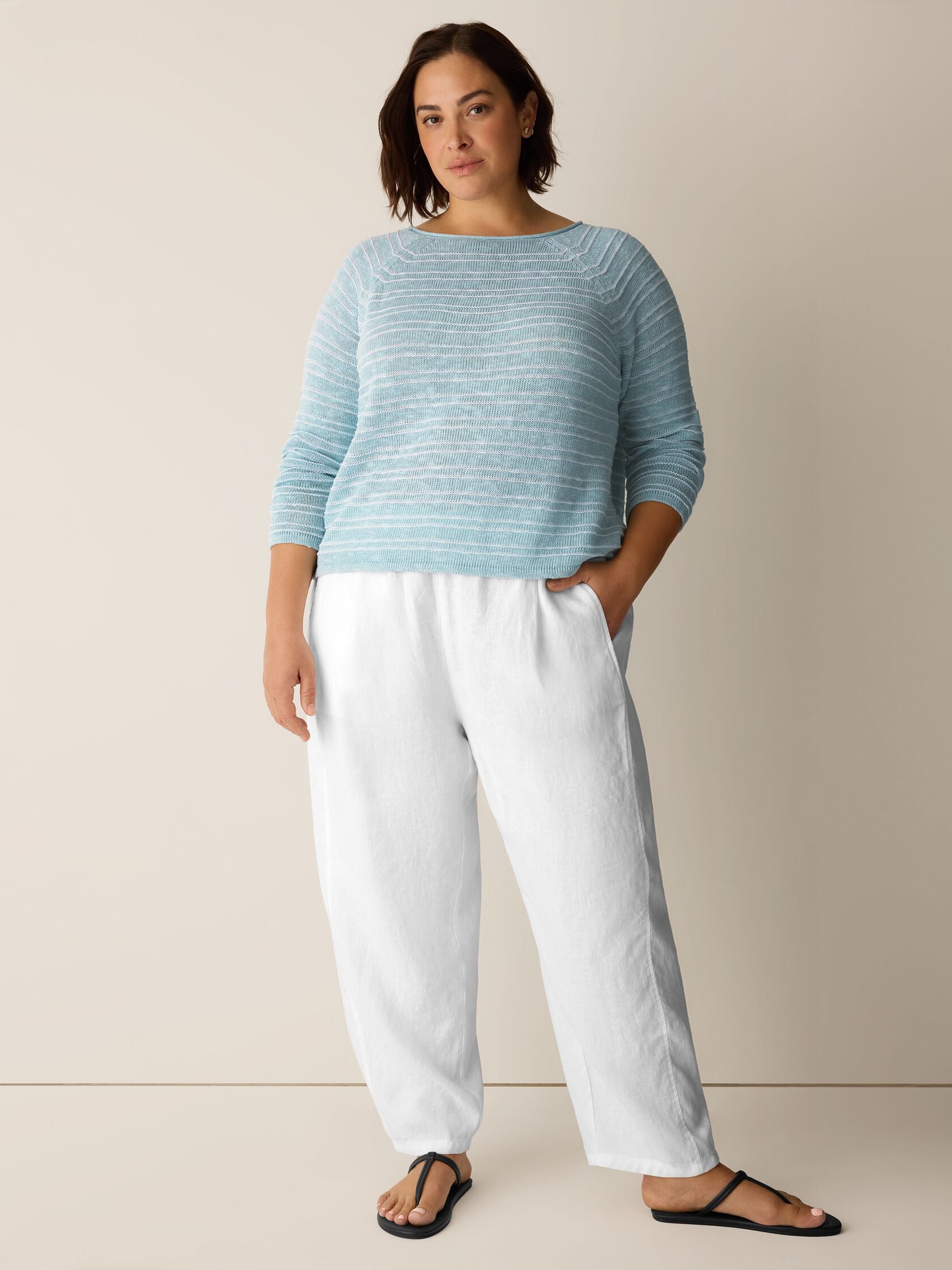 Eileen Fisher Bateau Neck Sweater