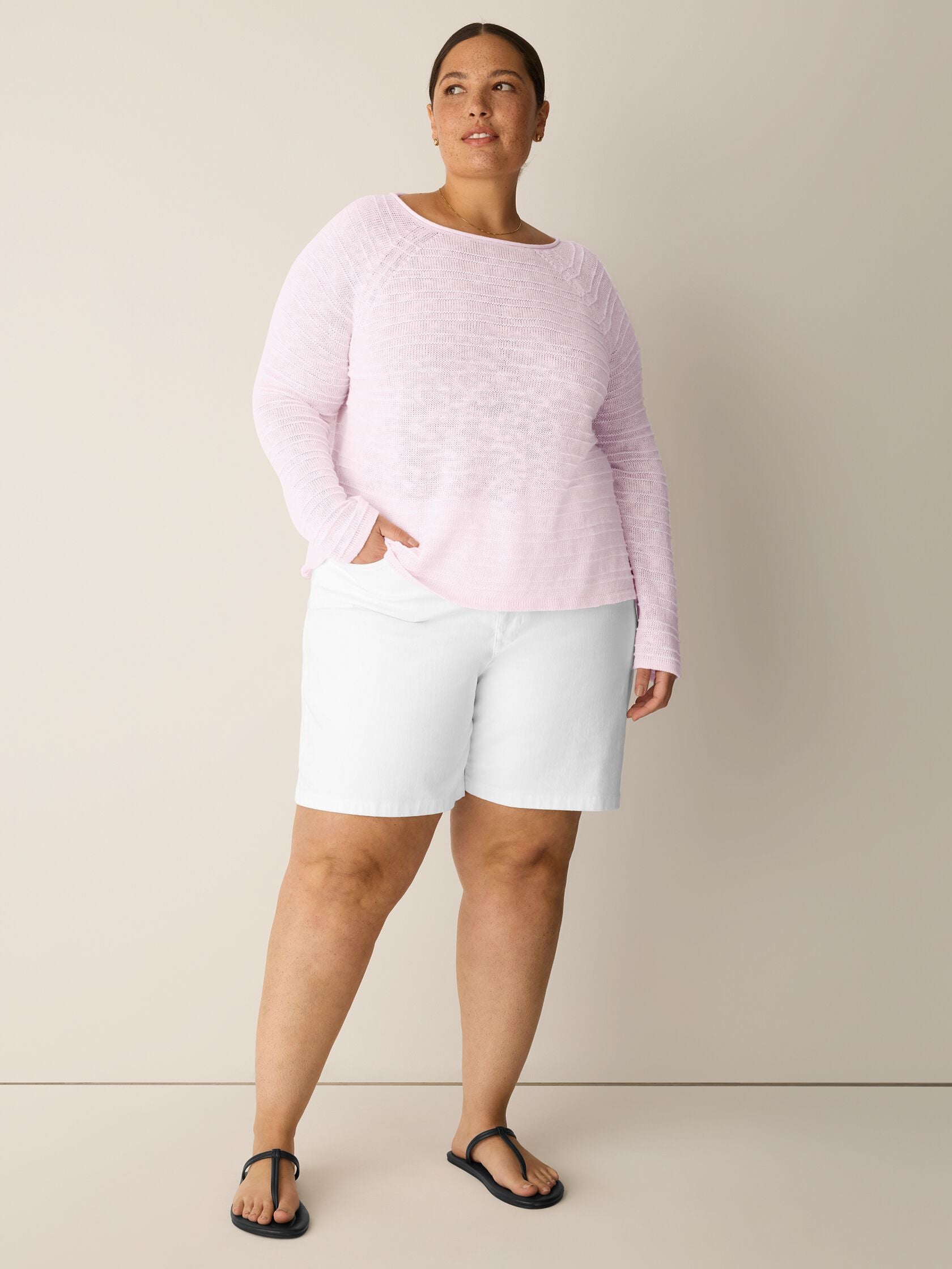 Eileen Fisher Bateau Neck Sweater