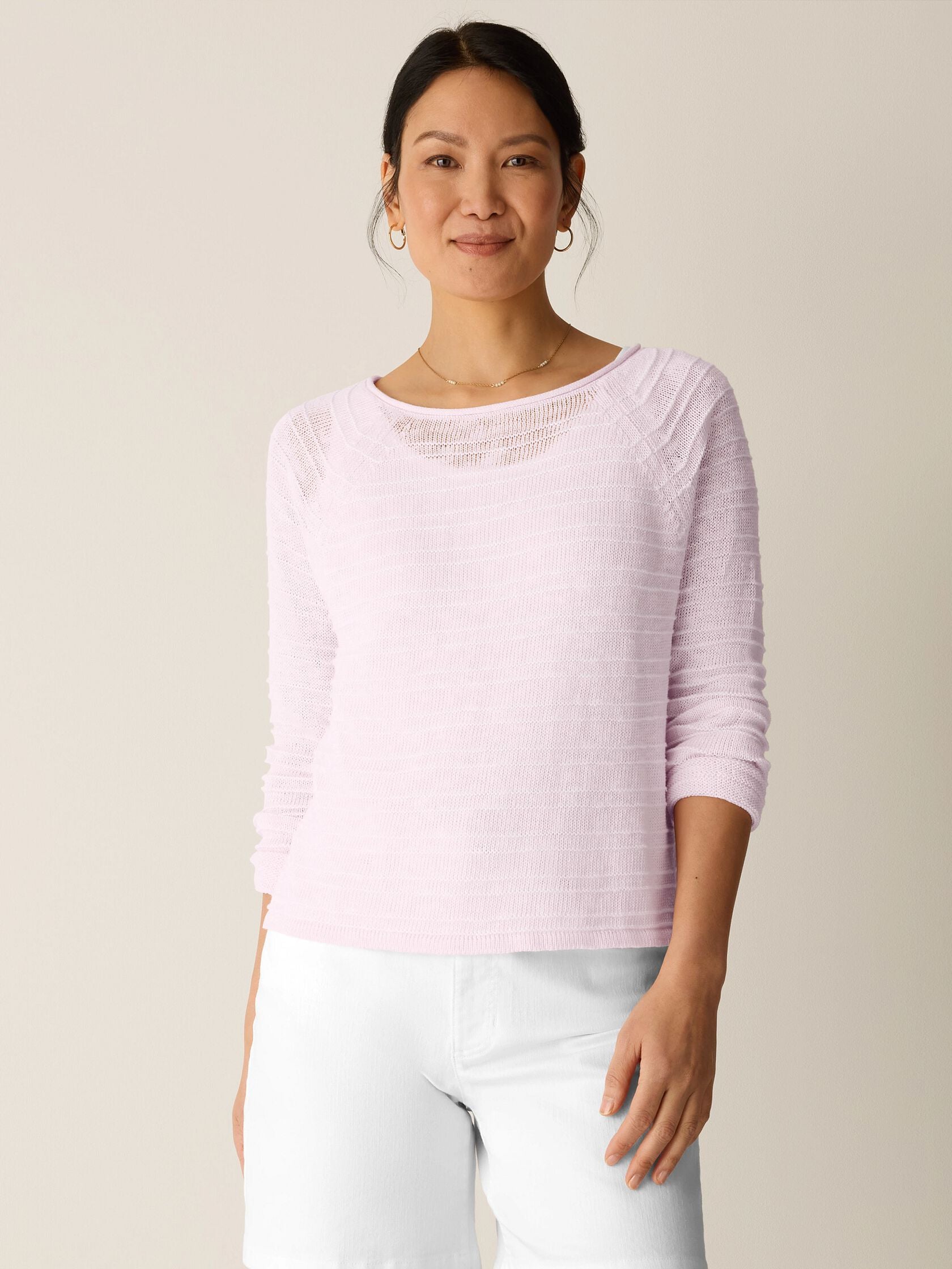 (Pre-Order) Eileen Fisher Bateau Neck Sweater