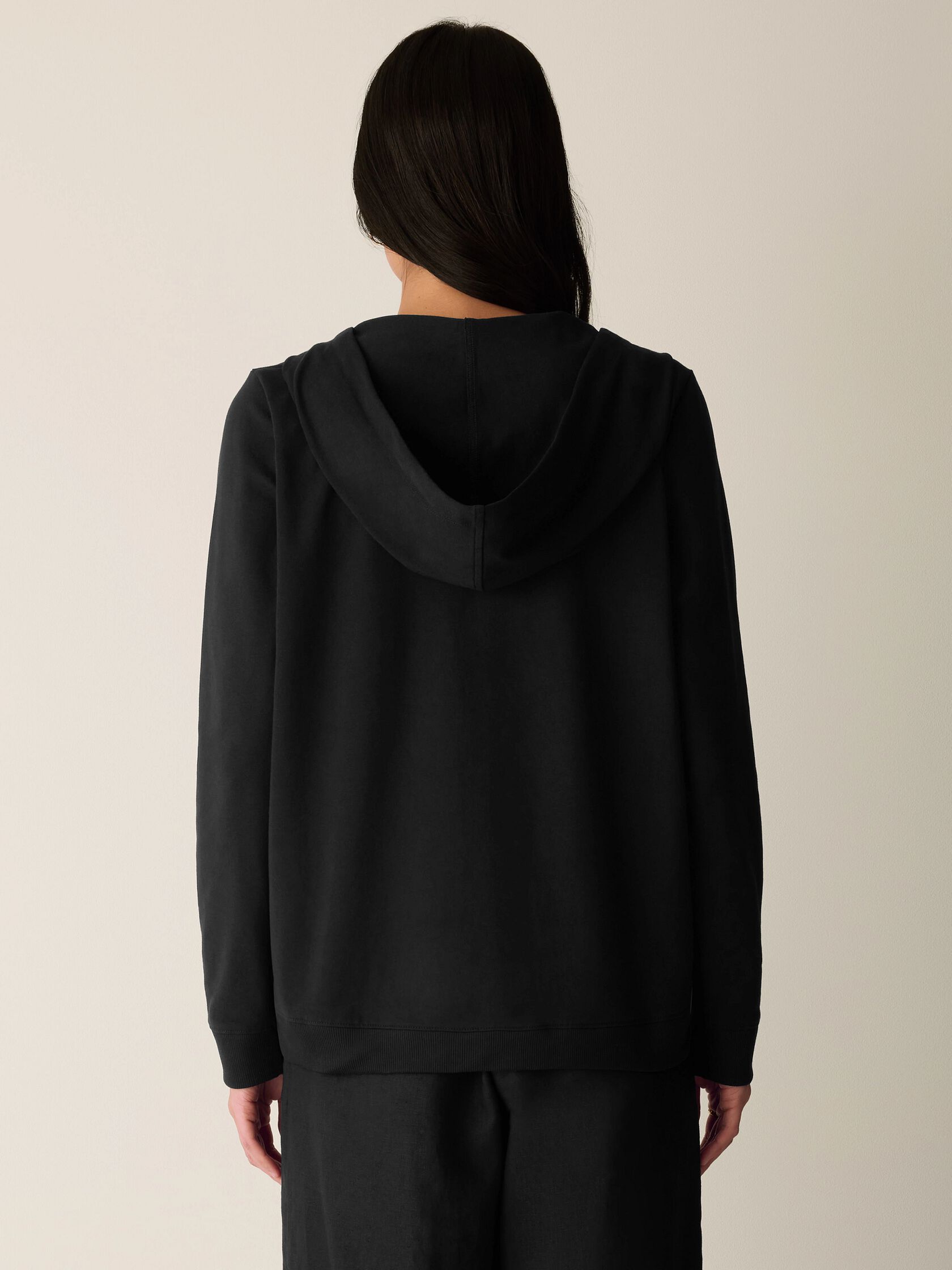Eileen Fisher Hooded Zip-Up Jacket