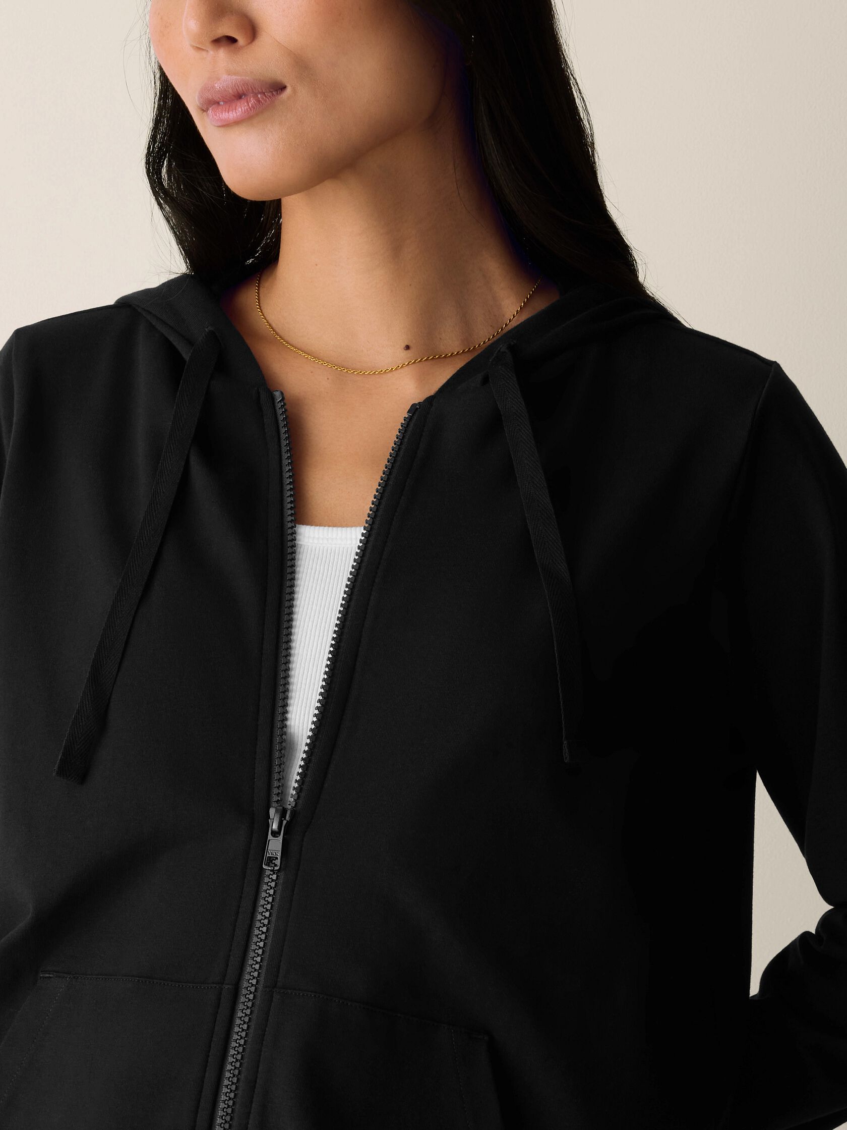 Eileen Fisher Hooded Zip-Up Jacket