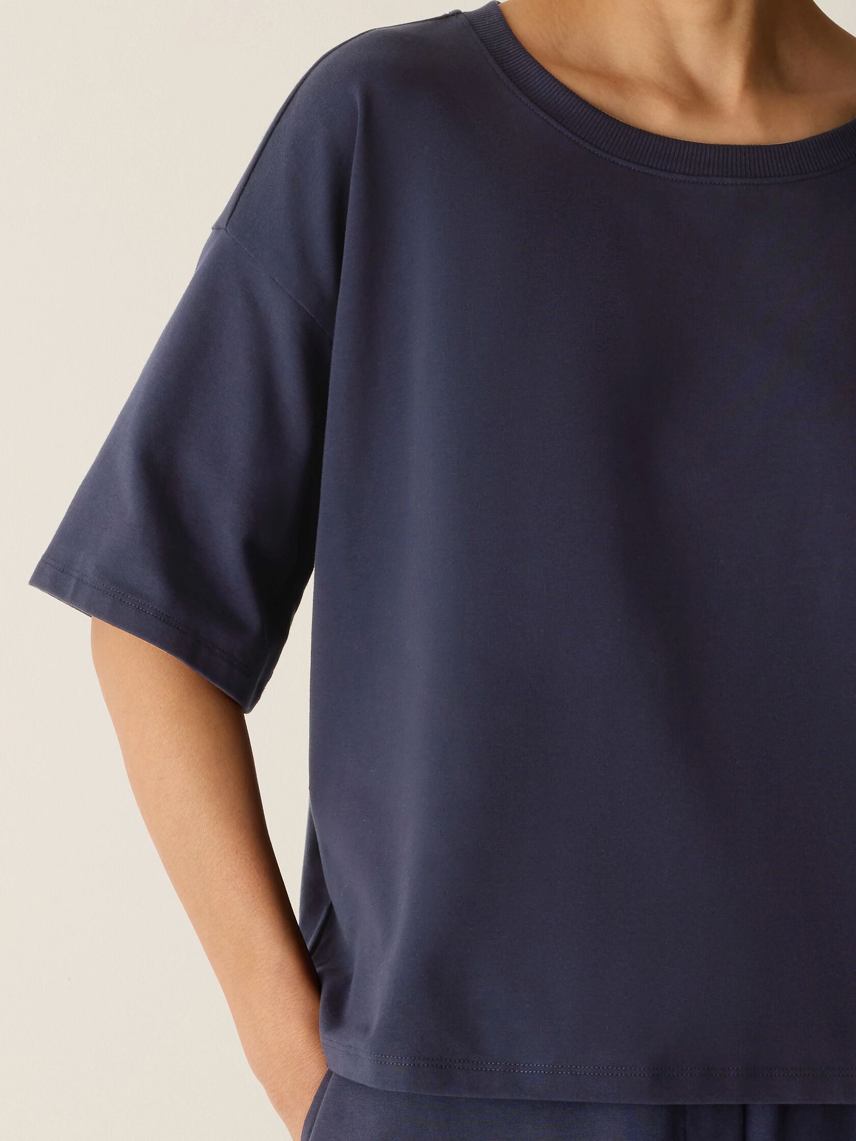 (Pre-Order) Eileen Fisher Crew Neck Boxy Tee
