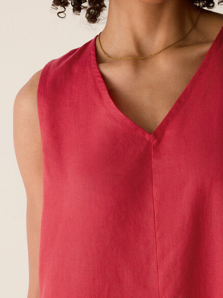 Eileen Fisher V-Neck Floor Length Dress