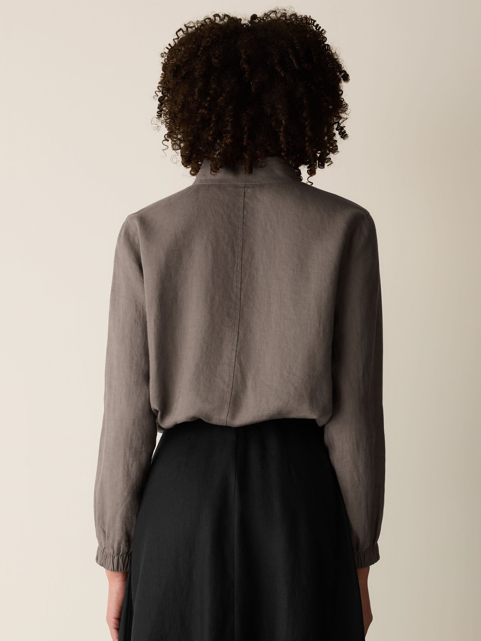 Eileen Fisher Stand Collar Jacket