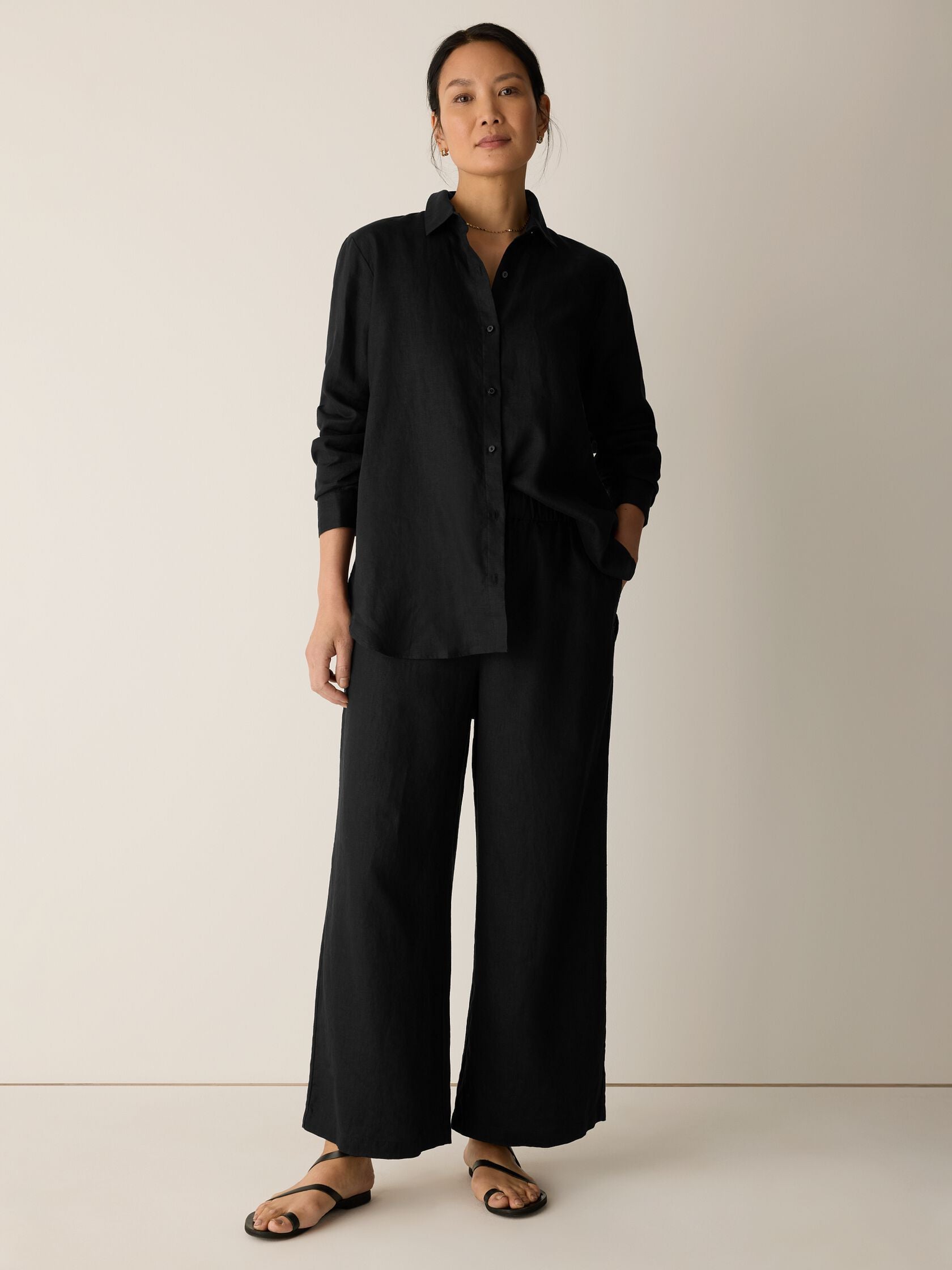 Eileen Fisher Ankle Wide Pant