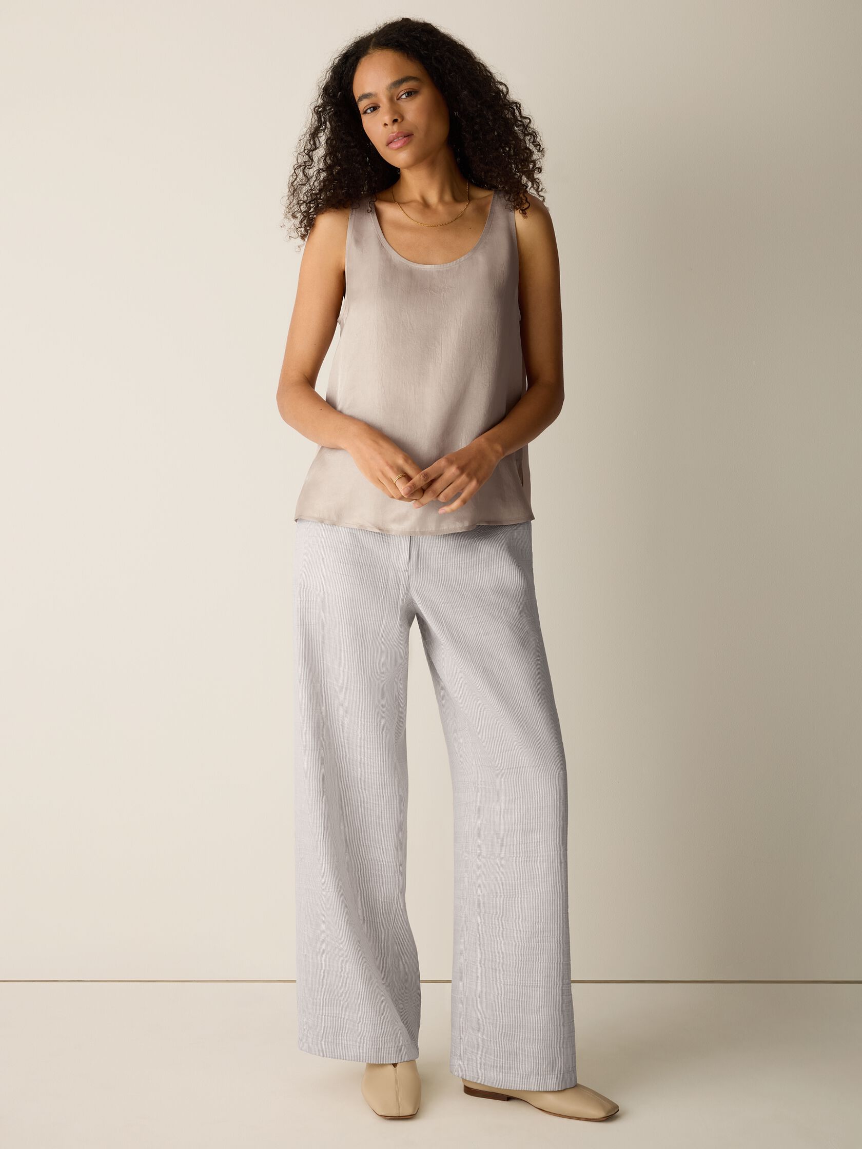 Eileen Fisher Scoop Neck Tank