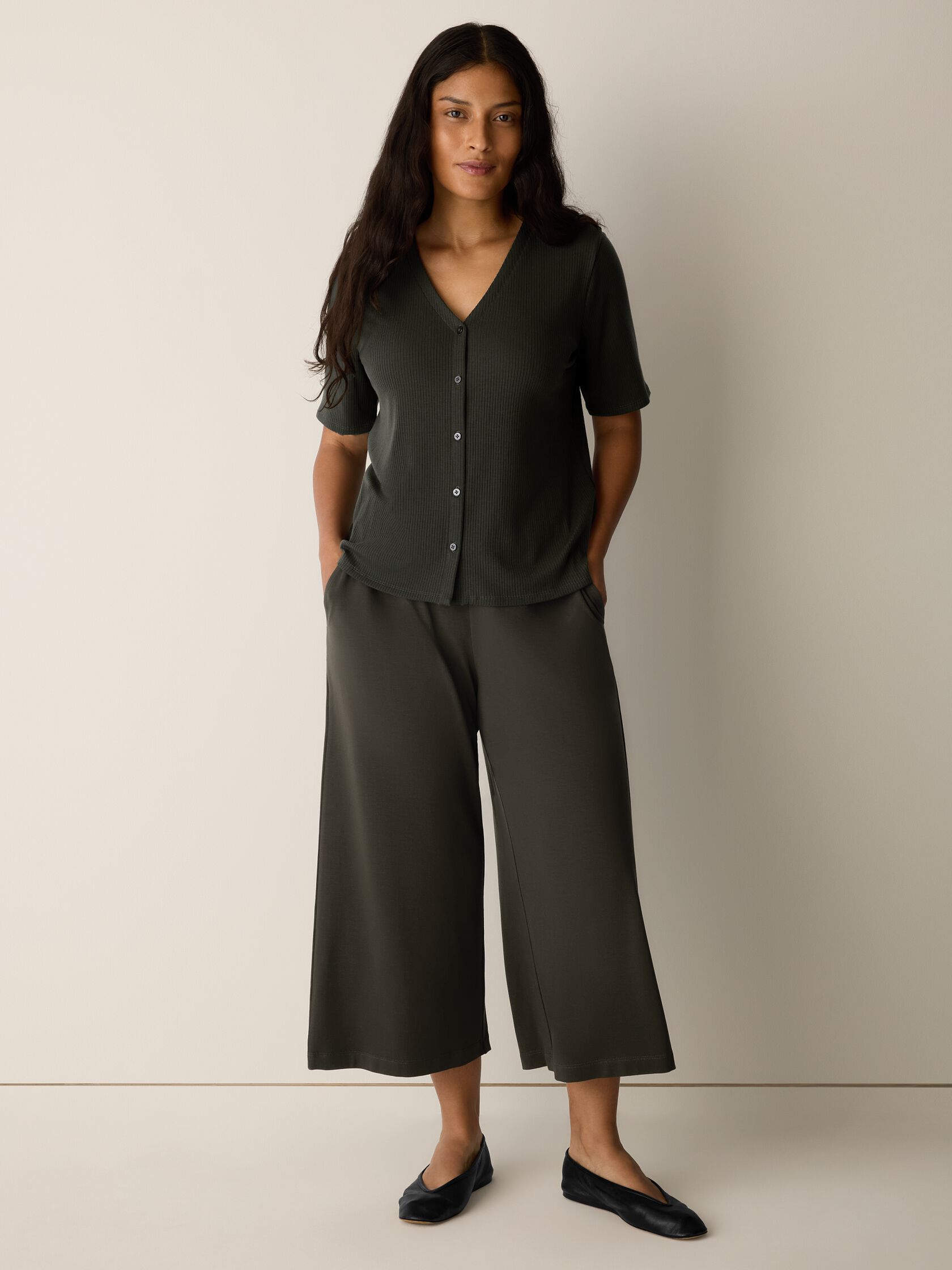 (Pre-Order) Eileen Fisher Knit Culotte