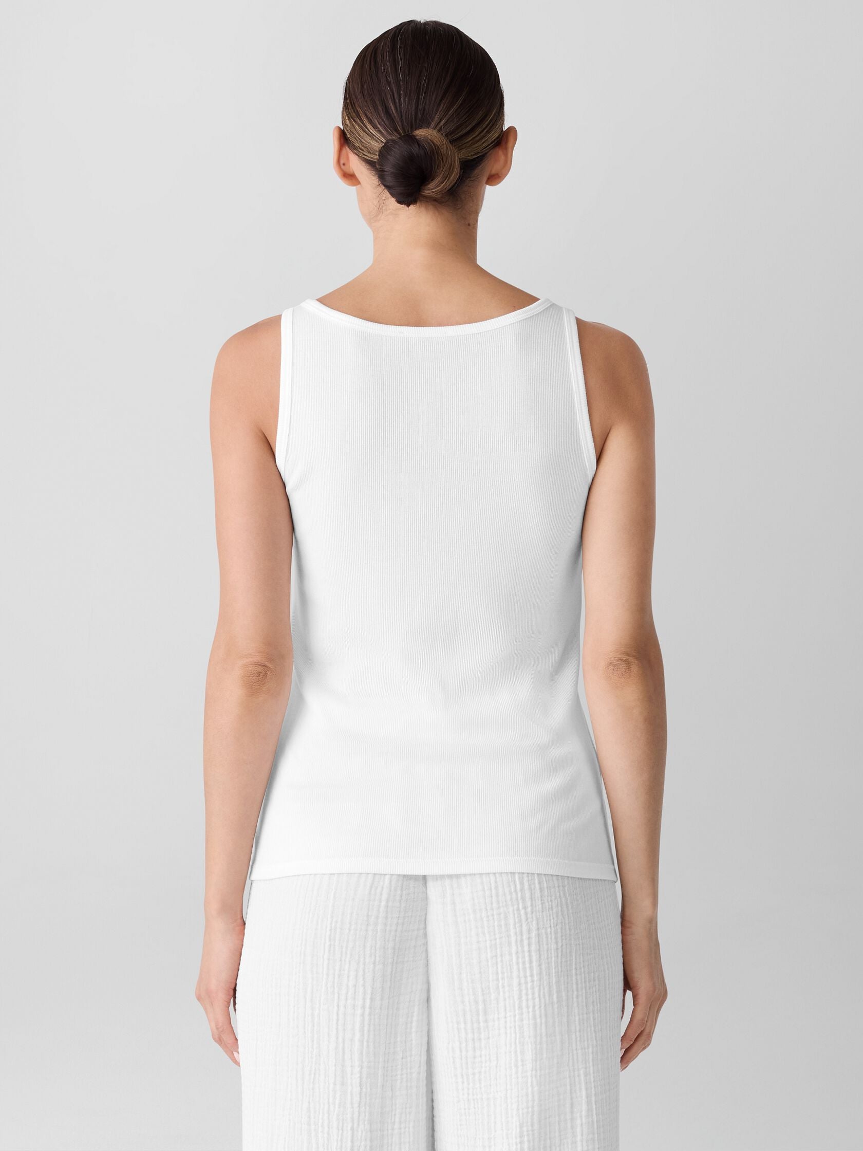 Eileen Fisher Scoop Neck Slim Tank