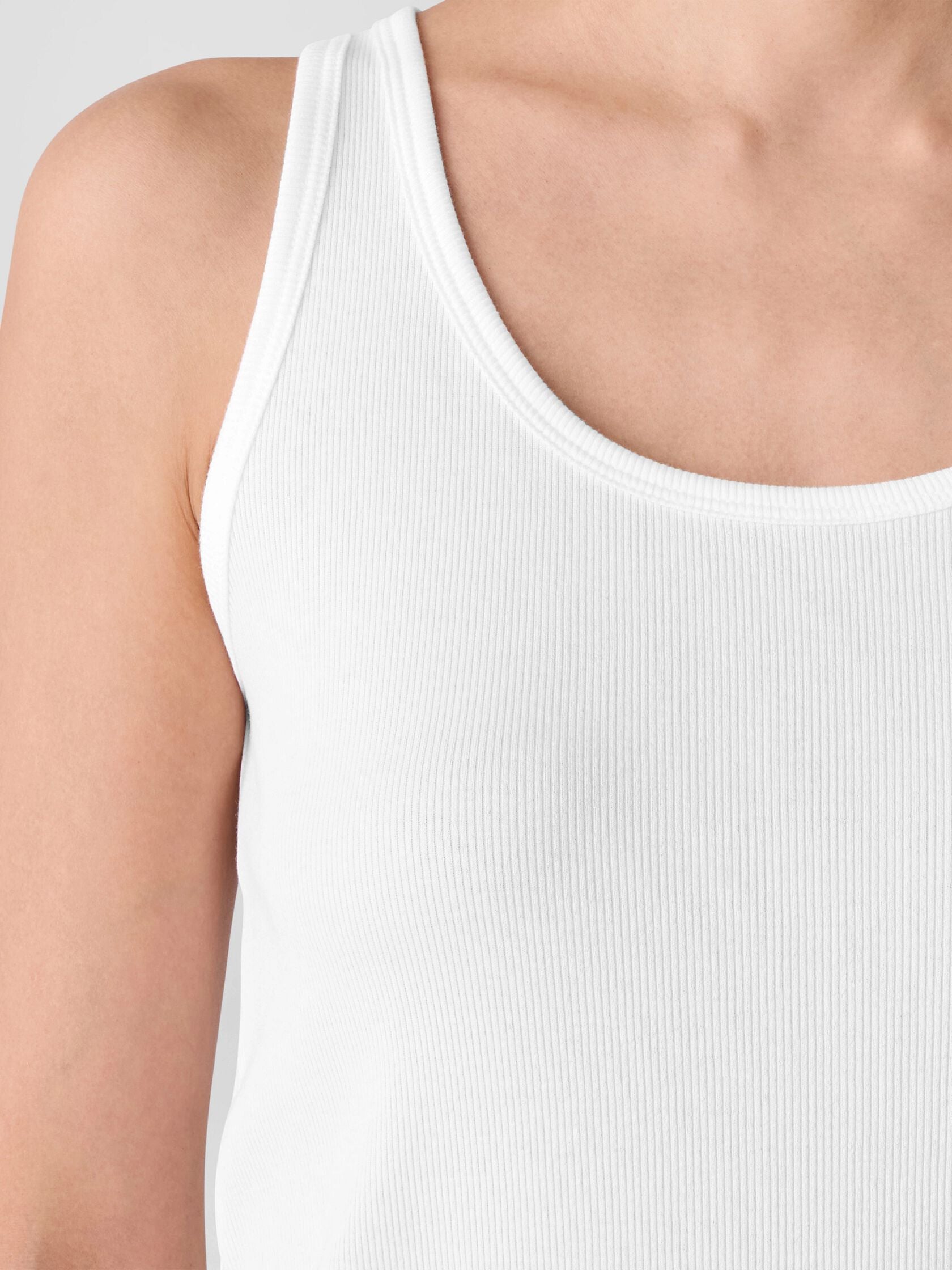 Eileen Fisher Scoop Neck Slim Tank
