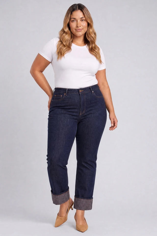 NYDJ Kasey Ankle Plaid