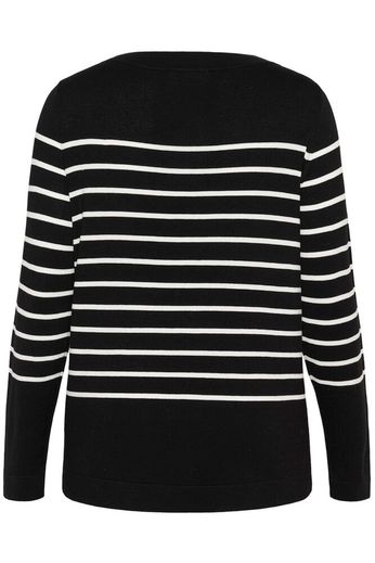 Kaffe Curve Lizzy Striped Boatneck