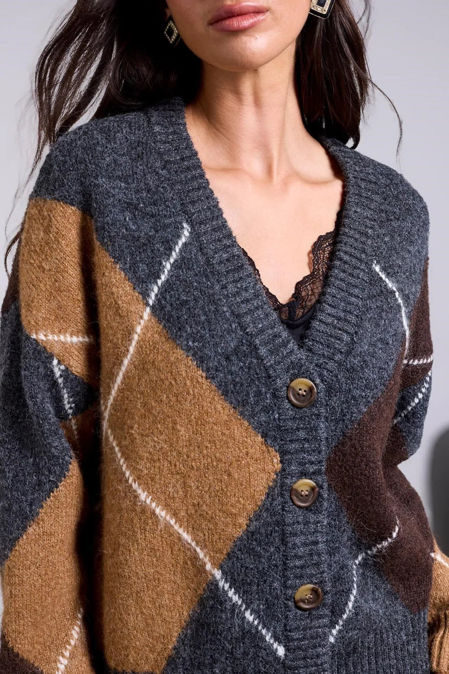 Tribal Argyle Sweater