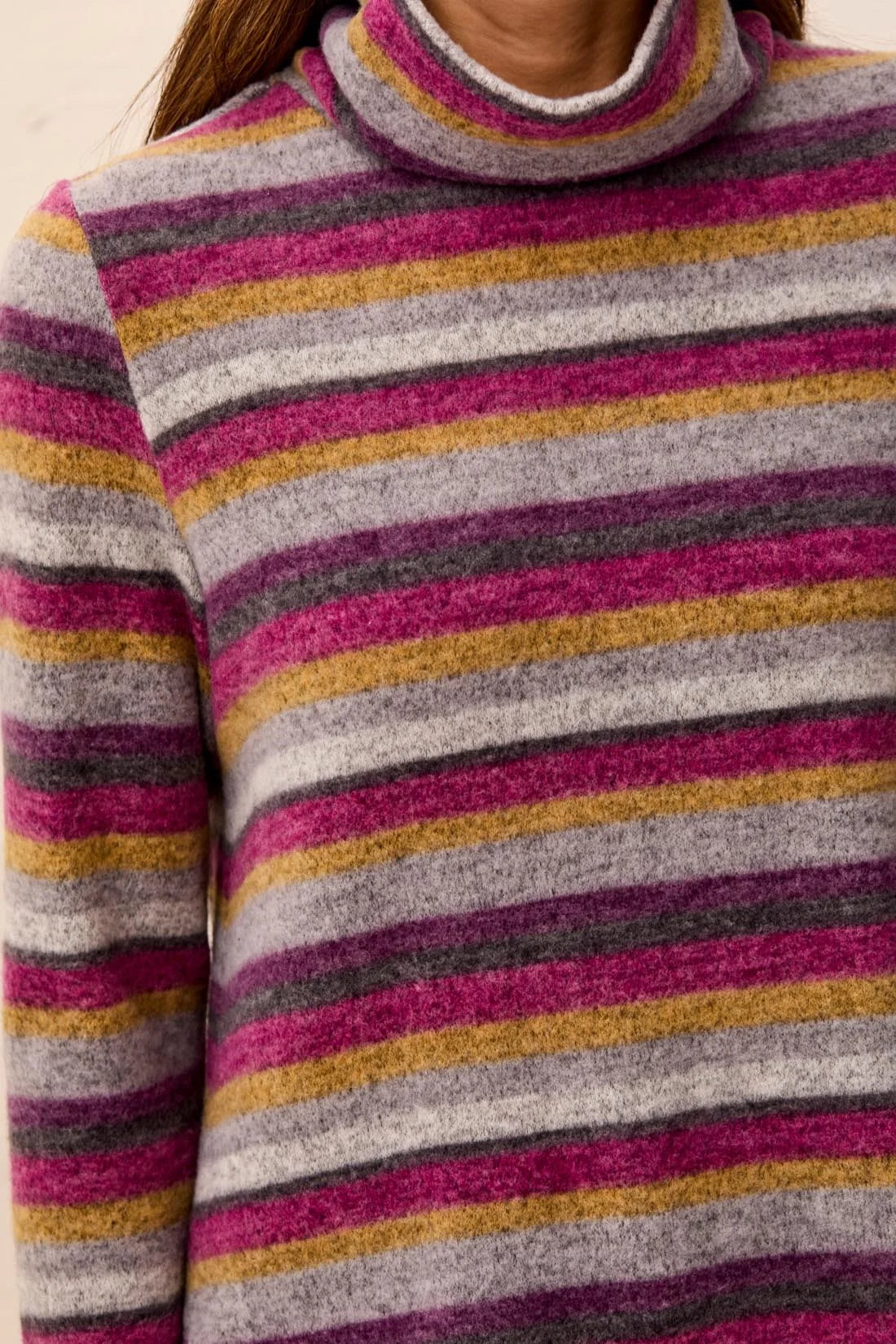 Tribal Funnel Neck Top
