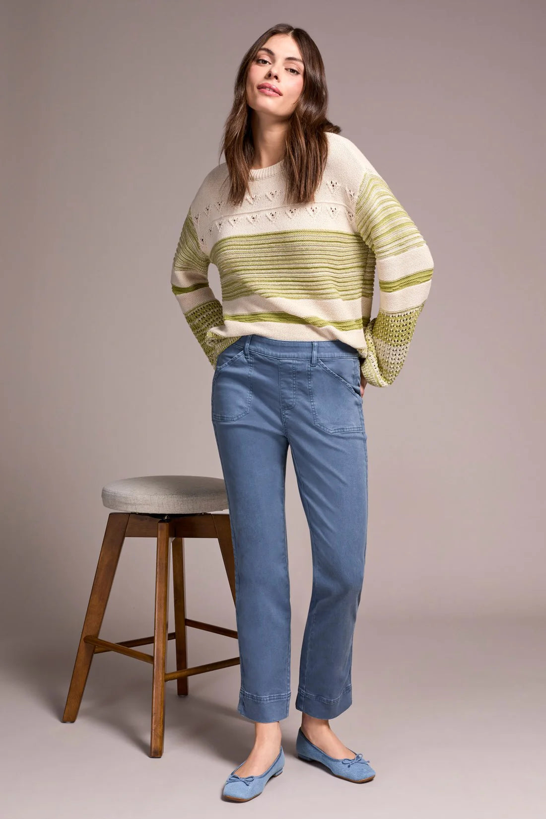 Tribal Pull On Ankle Pant