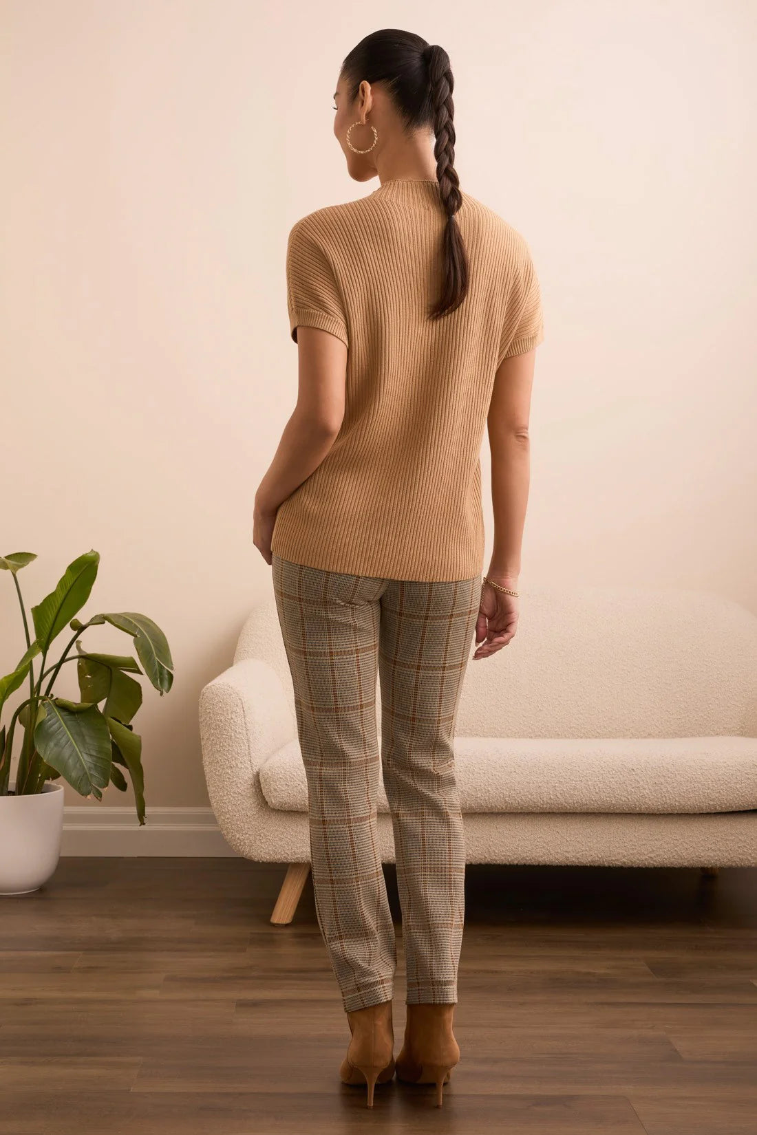 Tribal Short Sleeve Dolman Sweater