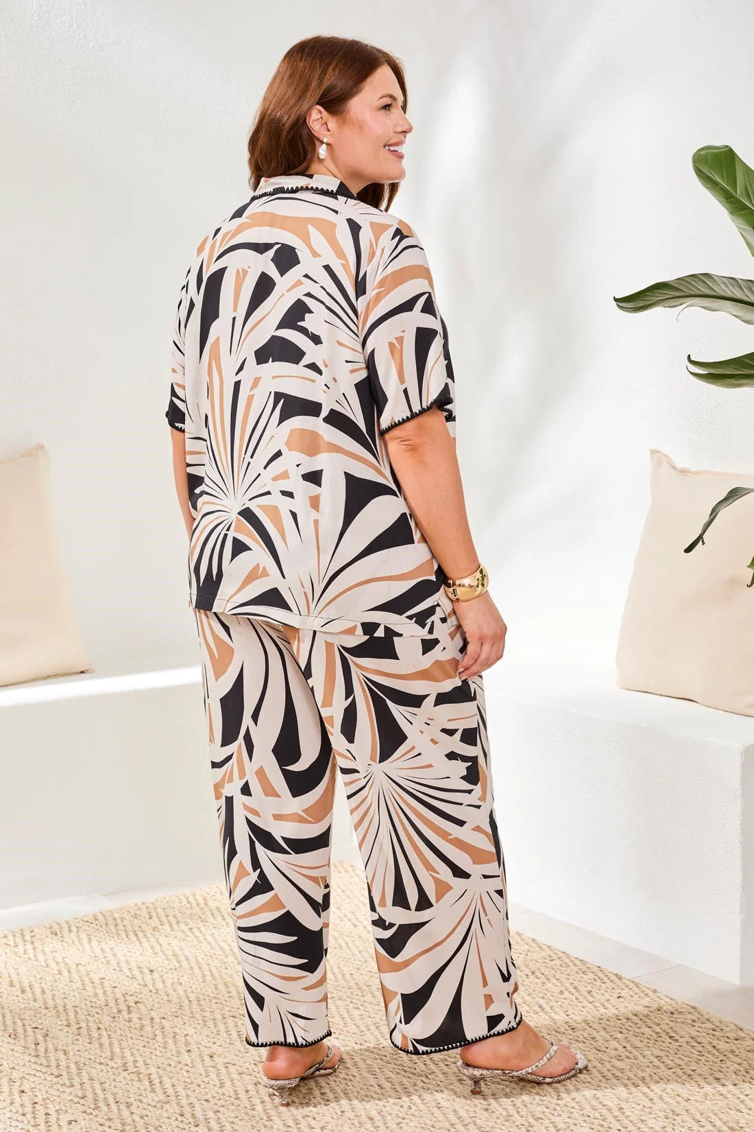 Tribal Short Sleeve Blouse