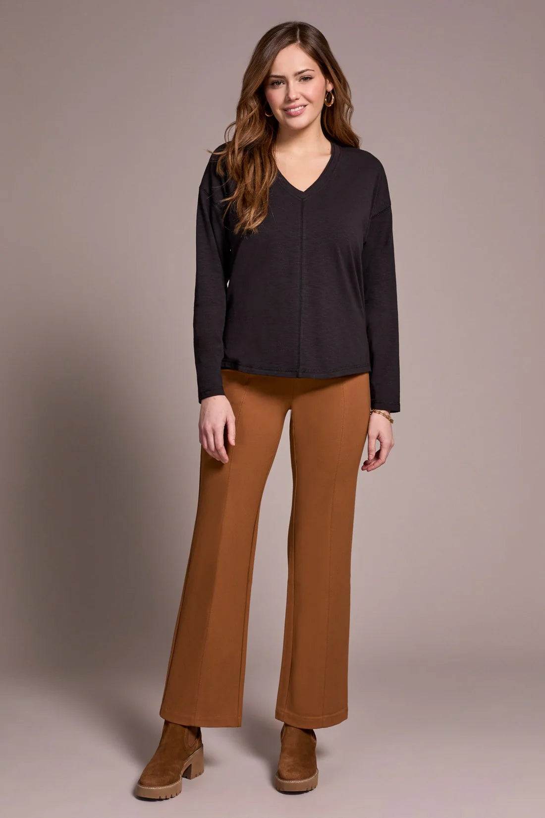 Tribal V-Neck Slub Tee