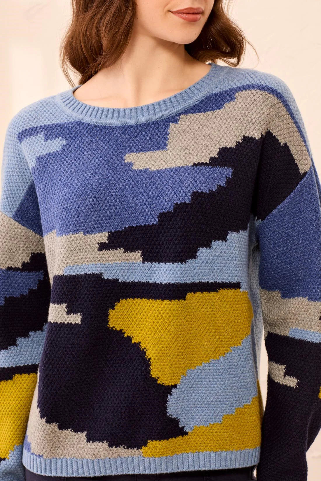Tribal Long Sleeve Crew Sweater