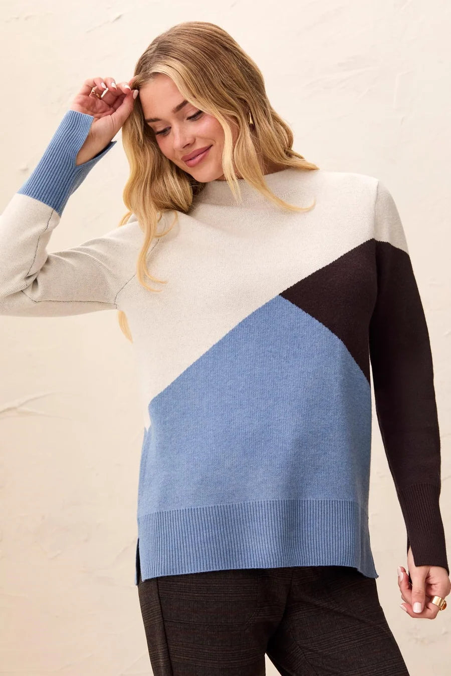 Tribal Mockneck Sweater