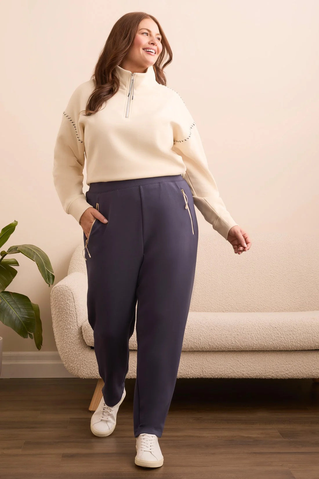 Tribal Pull On Ankle Pant