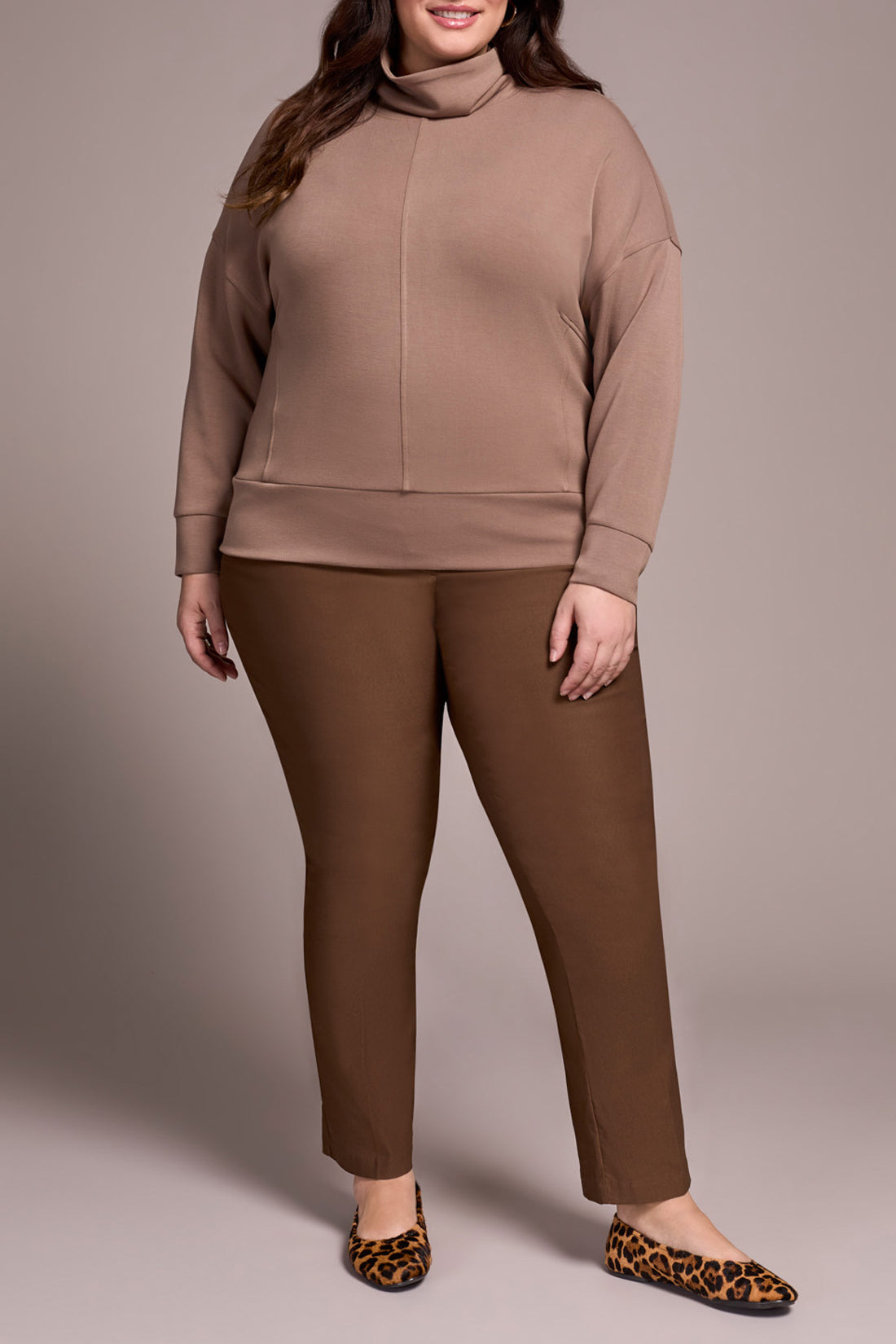 Tribal Funnel Neck Top