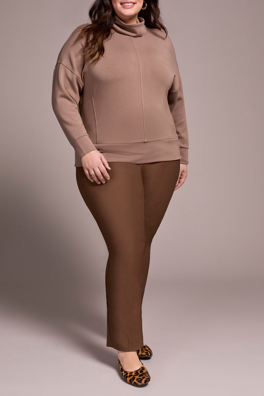 Tribal Funnel Neck Top