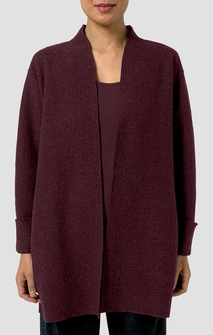 Eileen Fisher High Collar Jacket