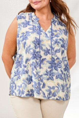 Tribal Sleeveless Blouse
